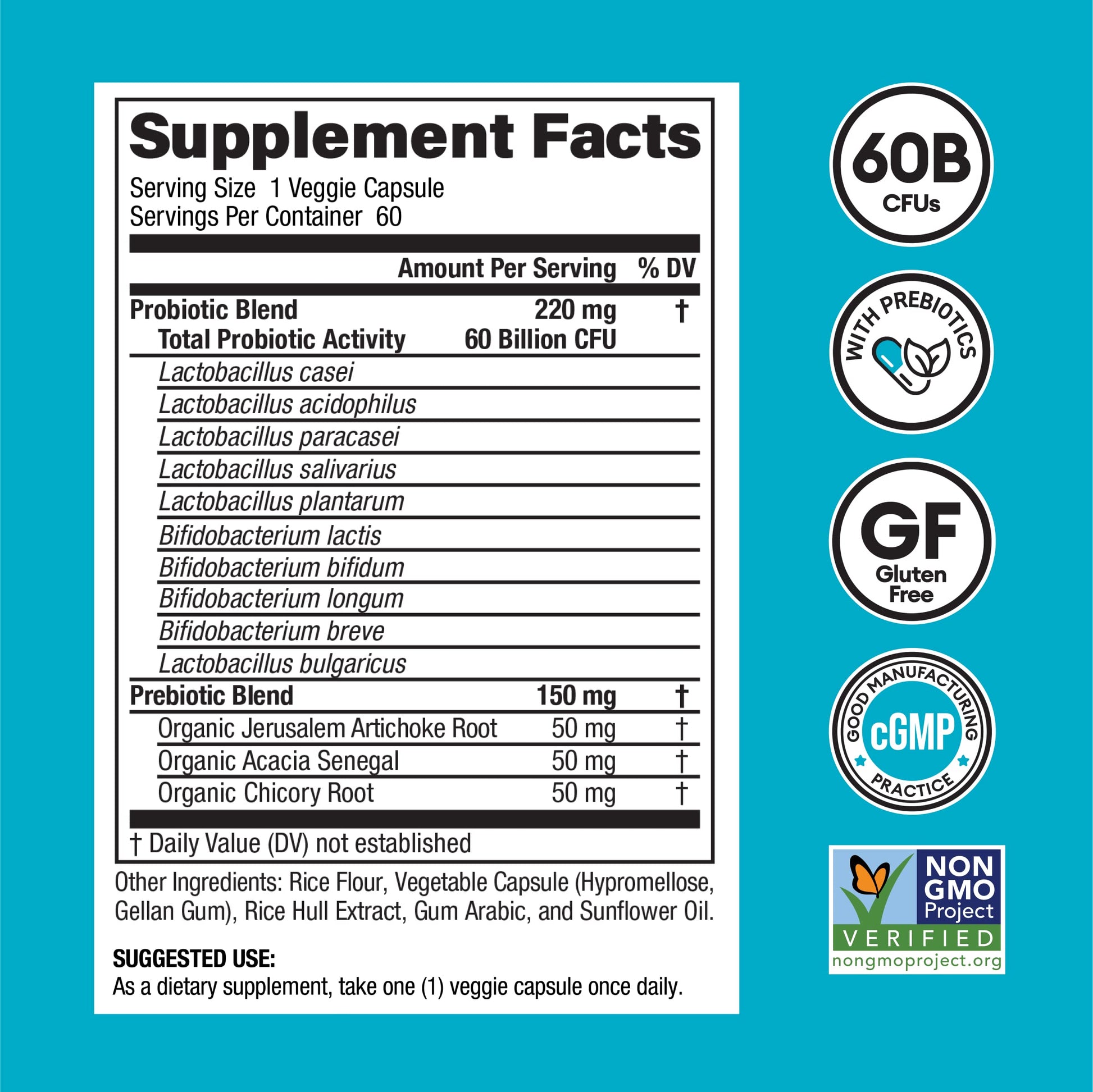 Physician's CHOICE Probiotics 60 Billion CFU - 10 Strains + Organic, 60ct Physician's CHOICE Au supplements