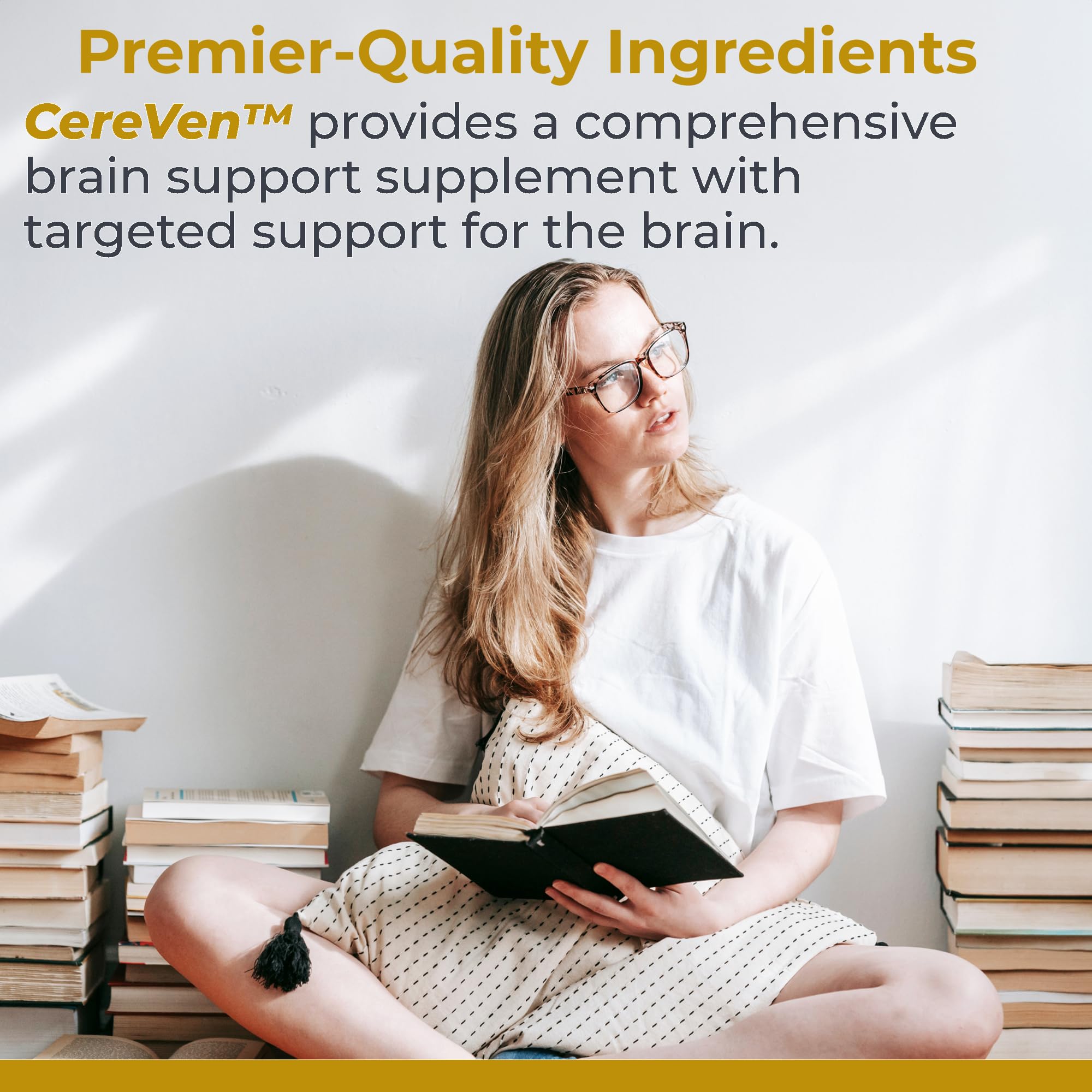 Premier Research Labs CereVen - Herbal Brain Supplement for Memory & Focus Featuring Rhodiola Rosea, Rhodiola Rosea Supplement for Brain Health Support - 60 Vegetarian Capsules Premier Research Labs Au supplements
