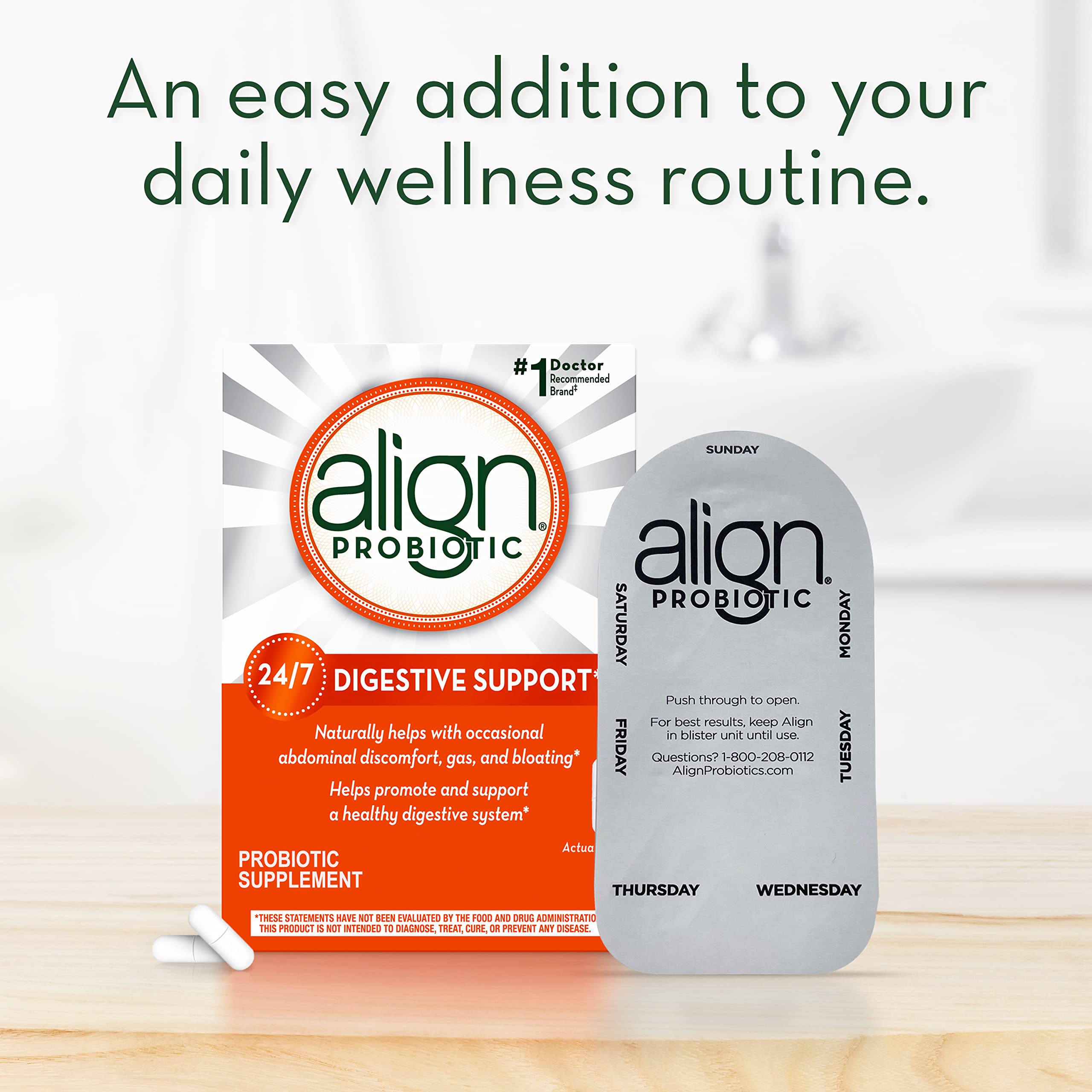 Align Probiotic, Probiotics for Women and Men, Daily Probiotic Supplement for Digestive Align Au supplements