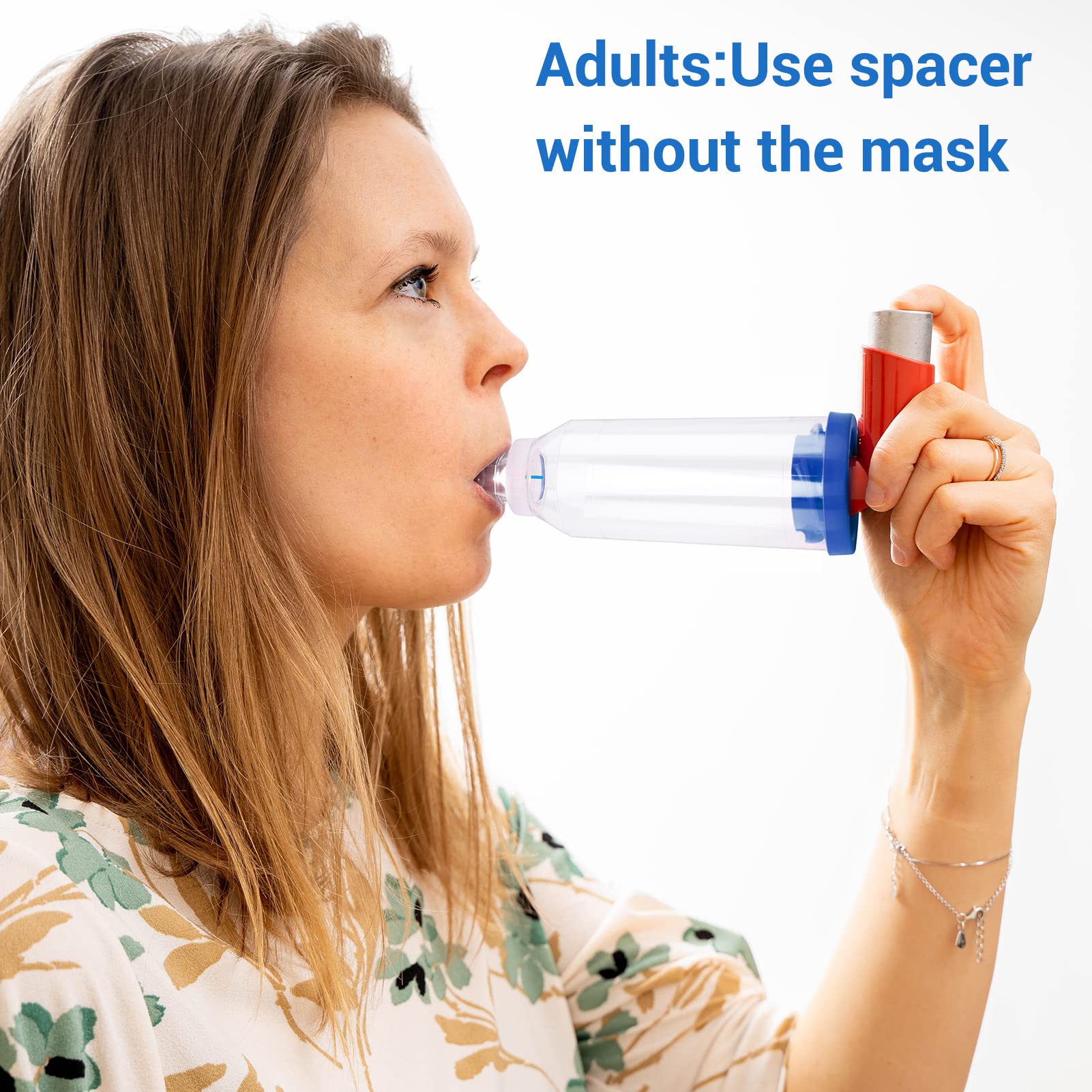 Fivepropy Handheld Spacer for Kids and Adults Includes Child Mask & Adult Blue Fivepropy Au supplements