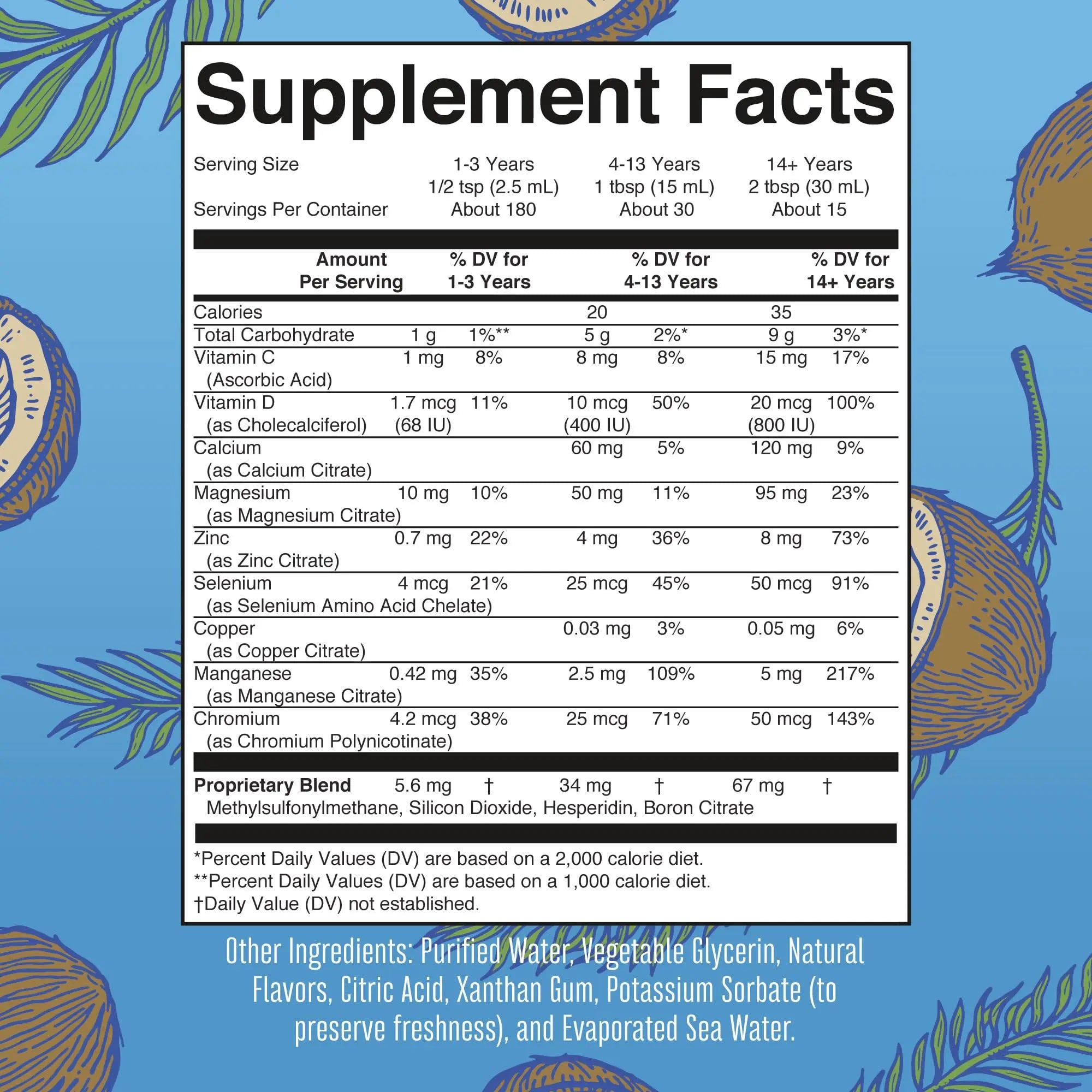 MaryRuth's Morning Multivitamin +Hair Growth (Peach Mango, 15oz), Nighttime Multimineral (Coconut, 15oz) & Probiotic Drops (2oz) | MARYRUTH'S Au supplements