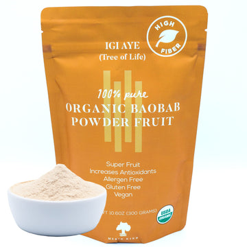 MERIN KIND Organic Baobab Powder - Prebiotic Fiber Supplement MERIN KIND Au supplements