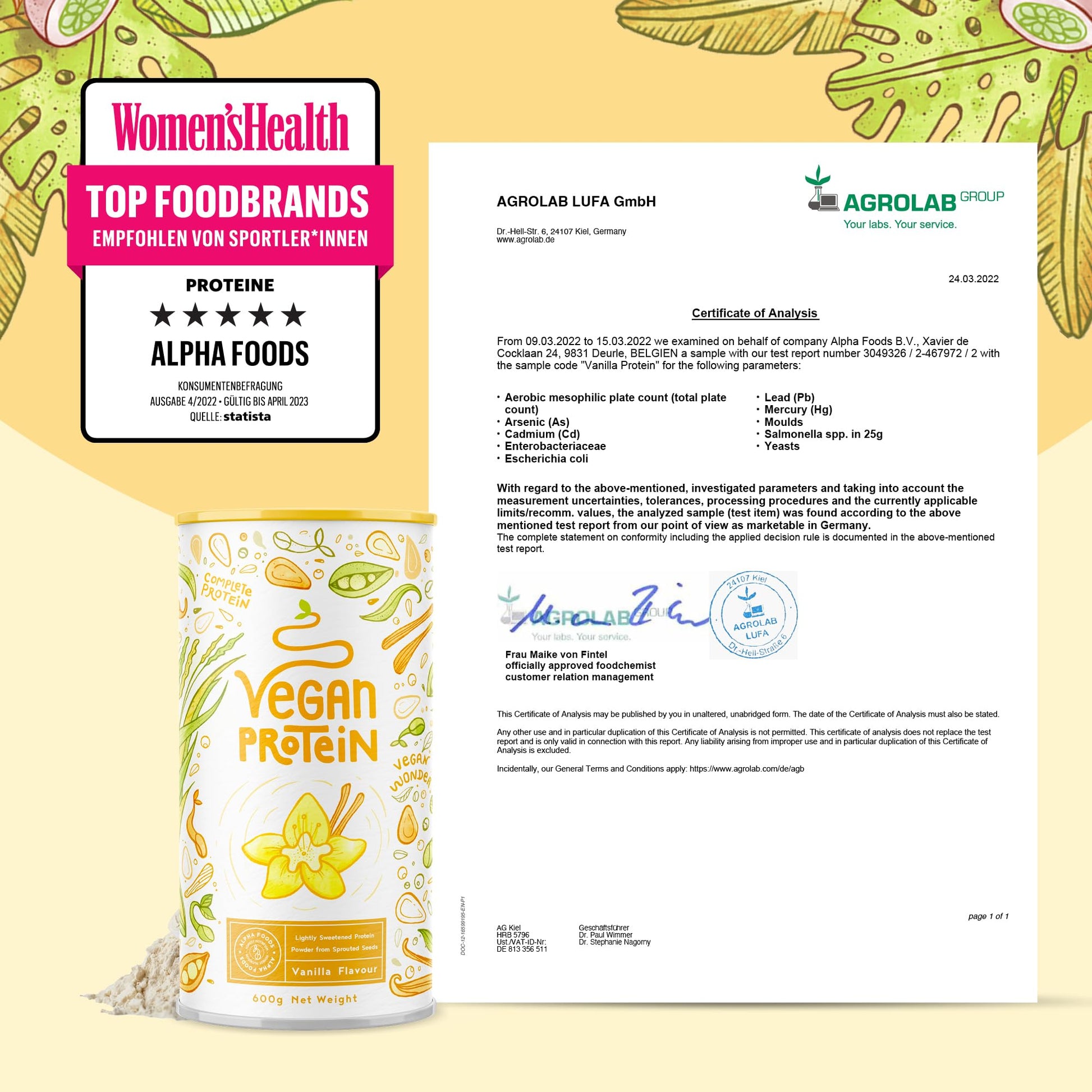 Vegan Protein Powder - Muscle Building Powder with Amino Acids - Plant Based Protein Shake Alpha Foods Au supplements