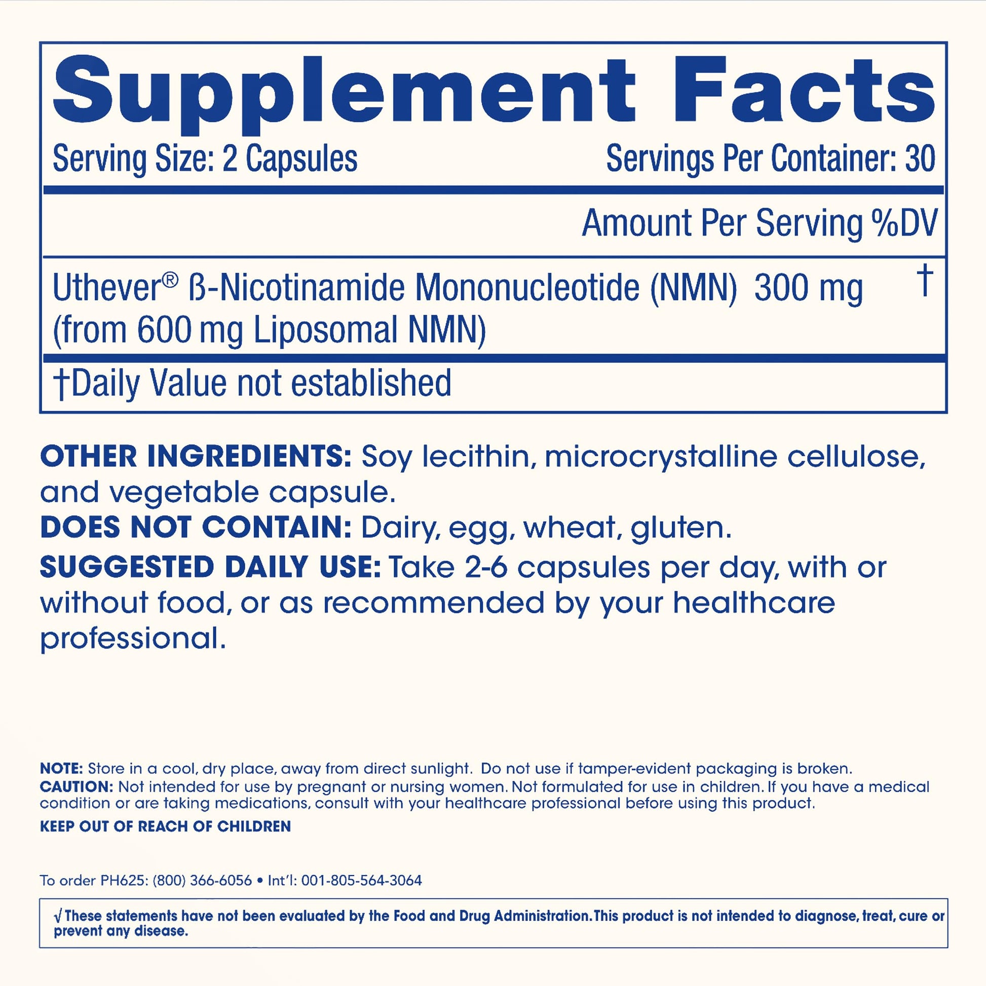 ProHealth Longevity, Liposomal NMN Pro 300, 300 mg, 60 Capsules (150 mg per Capsule) ProHealth Au supplements
