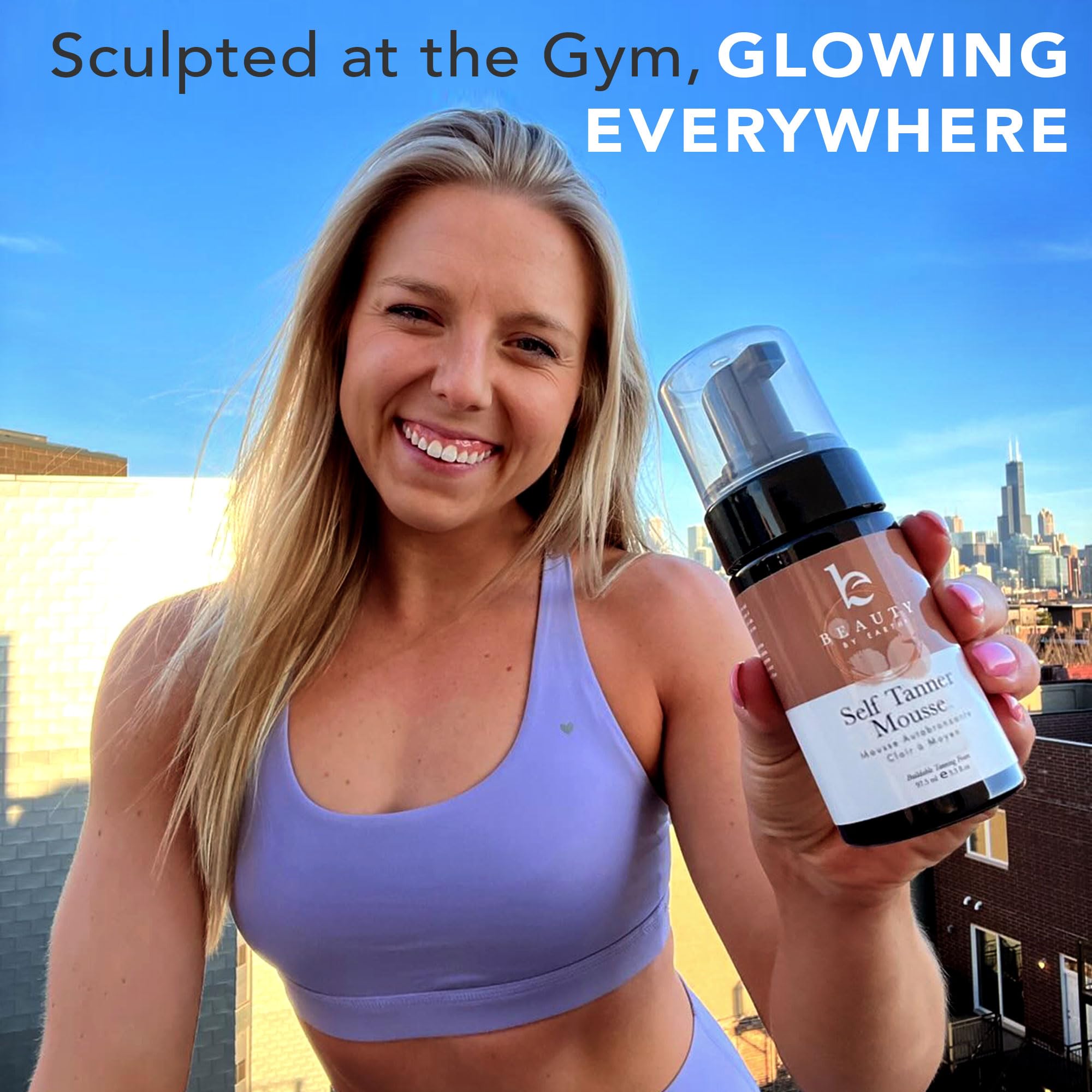Self Tanner Tanning Mousse Kit - USA Made with Natural & Organic Ingredients Beauty by Earth Au supplements