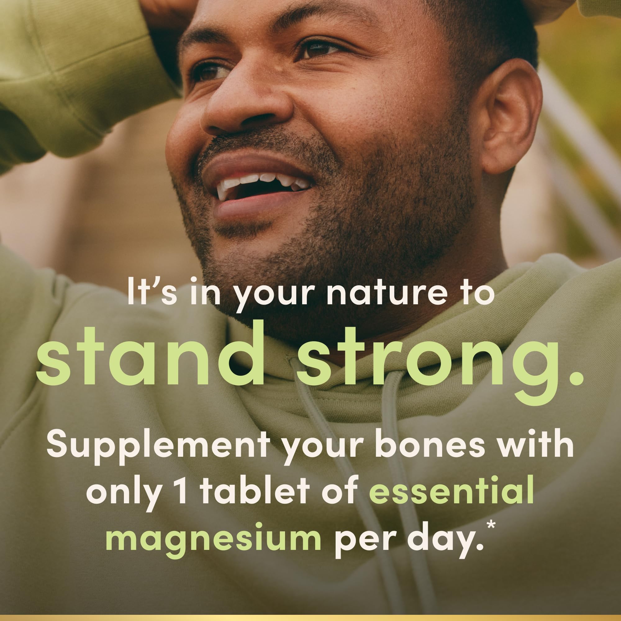 Nature's Bounty Magnesium 500 mg Tablets, High Potency Magnesium Supplement for Bone & Muscle Health, Whole Body Support, 200 Count (Pack of 1) Nature's Bounty Au supplements