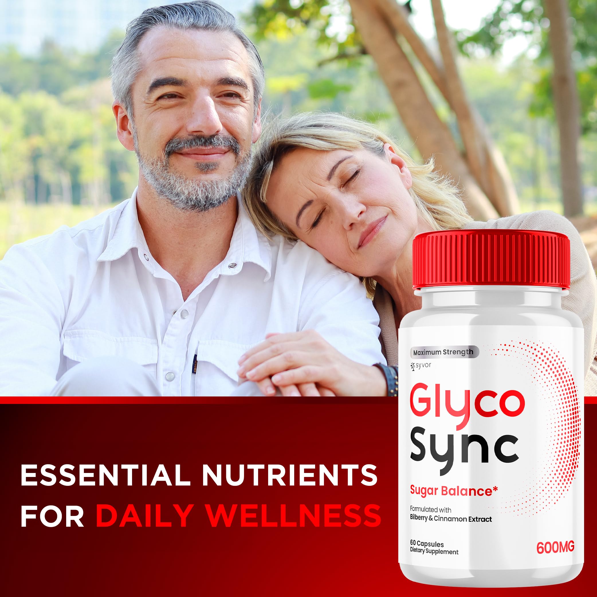 (2 Pack) Glyco Sync Capsules, Official Glyco Sync Balance Pills with All Natural Ingredients, Advanced Formula GlycoSync Joint Health and Wellness Support Max Strength for Men & Women (120 Capsules) Syvor Au supplements