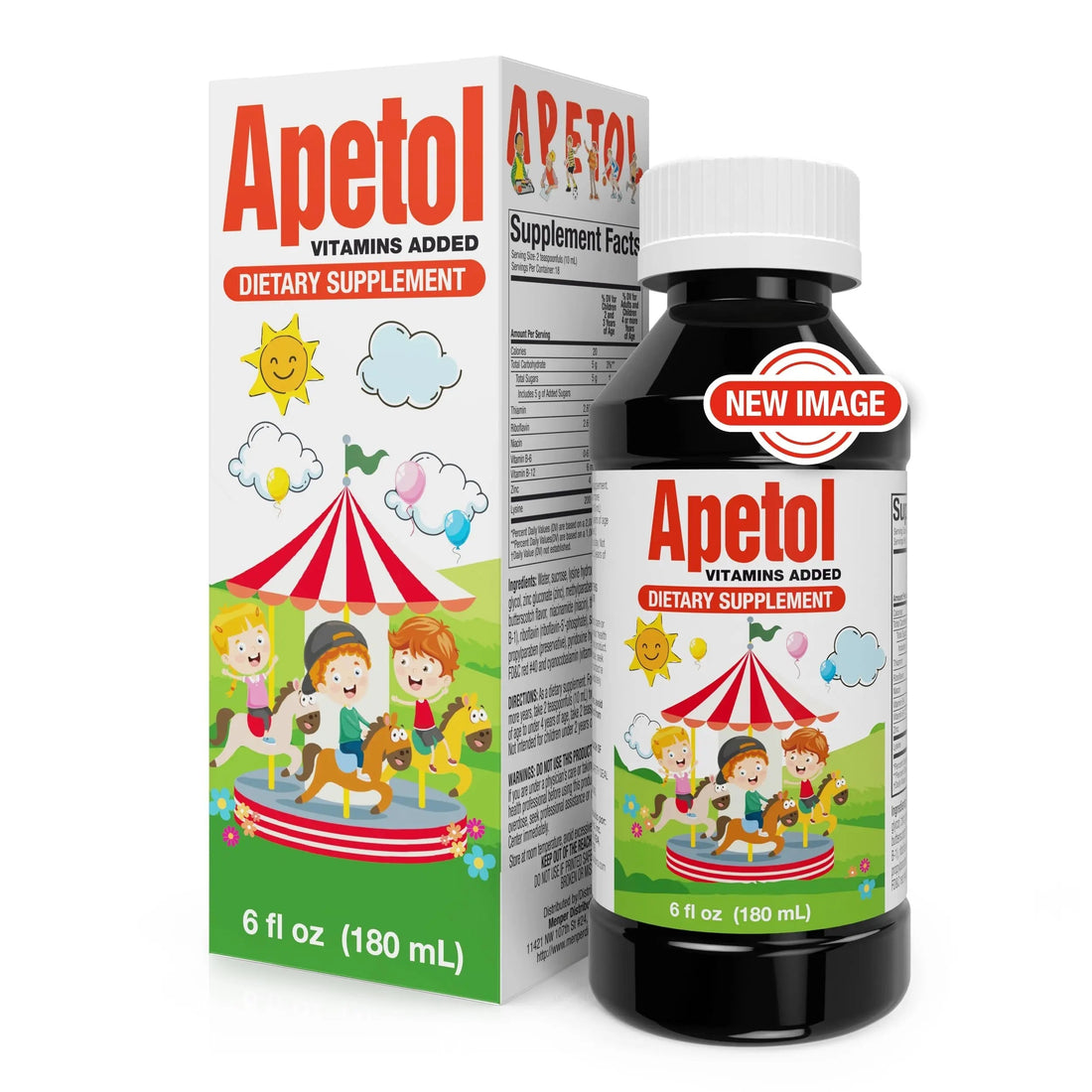 Apetol Appetite Booster & Brain Energy Liquid Vitamins - Dietary Supplements for Kids & Adults - Supports Digestive Health, Memory & Vitality Apetol uk supplements