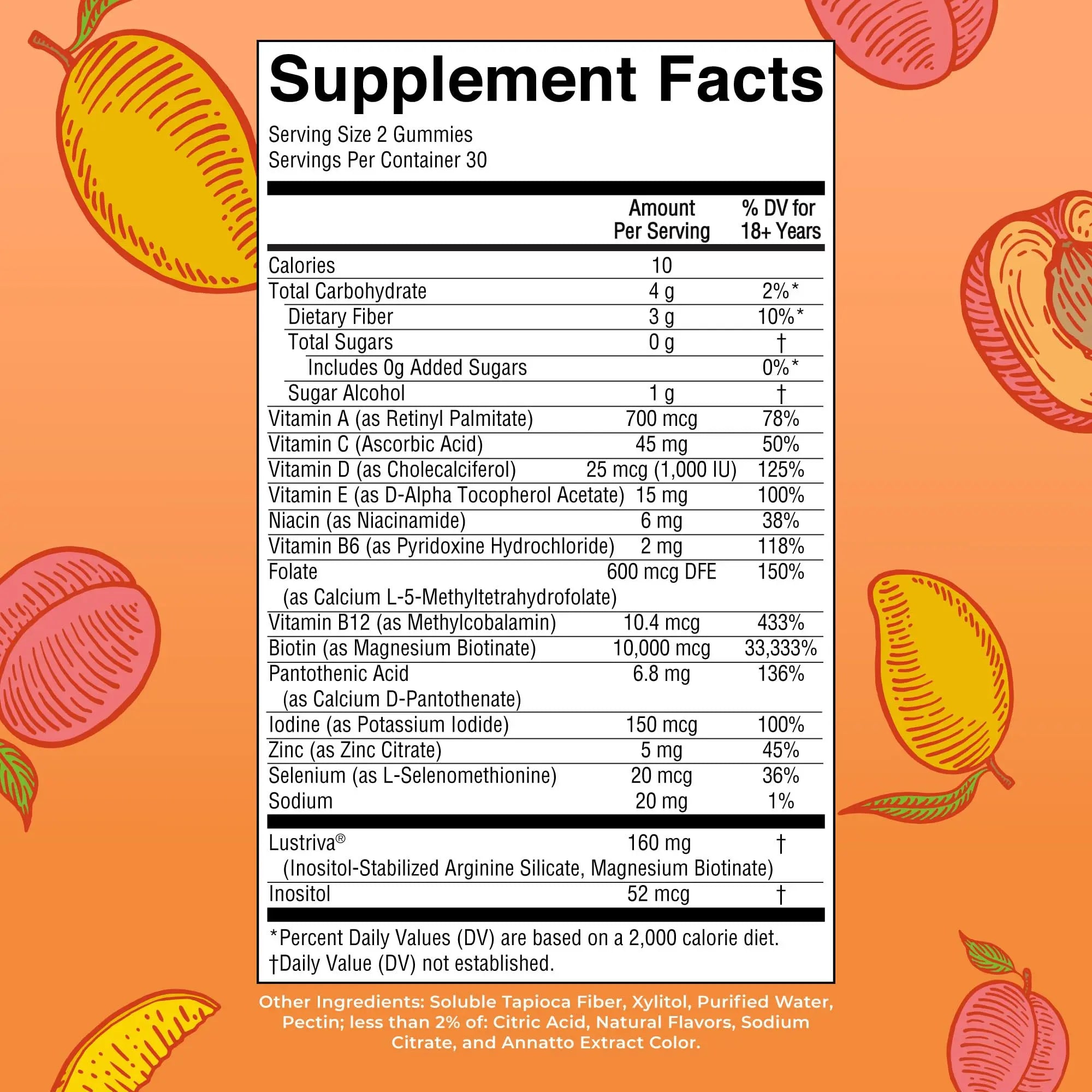 MaryRuth's Multivitamin + Hair Growth Gummies | with Lustriva® | Biotin 10000mcg | B Vitamins | Formulated for Thicker Hair MaryRuth Organics Au supplements