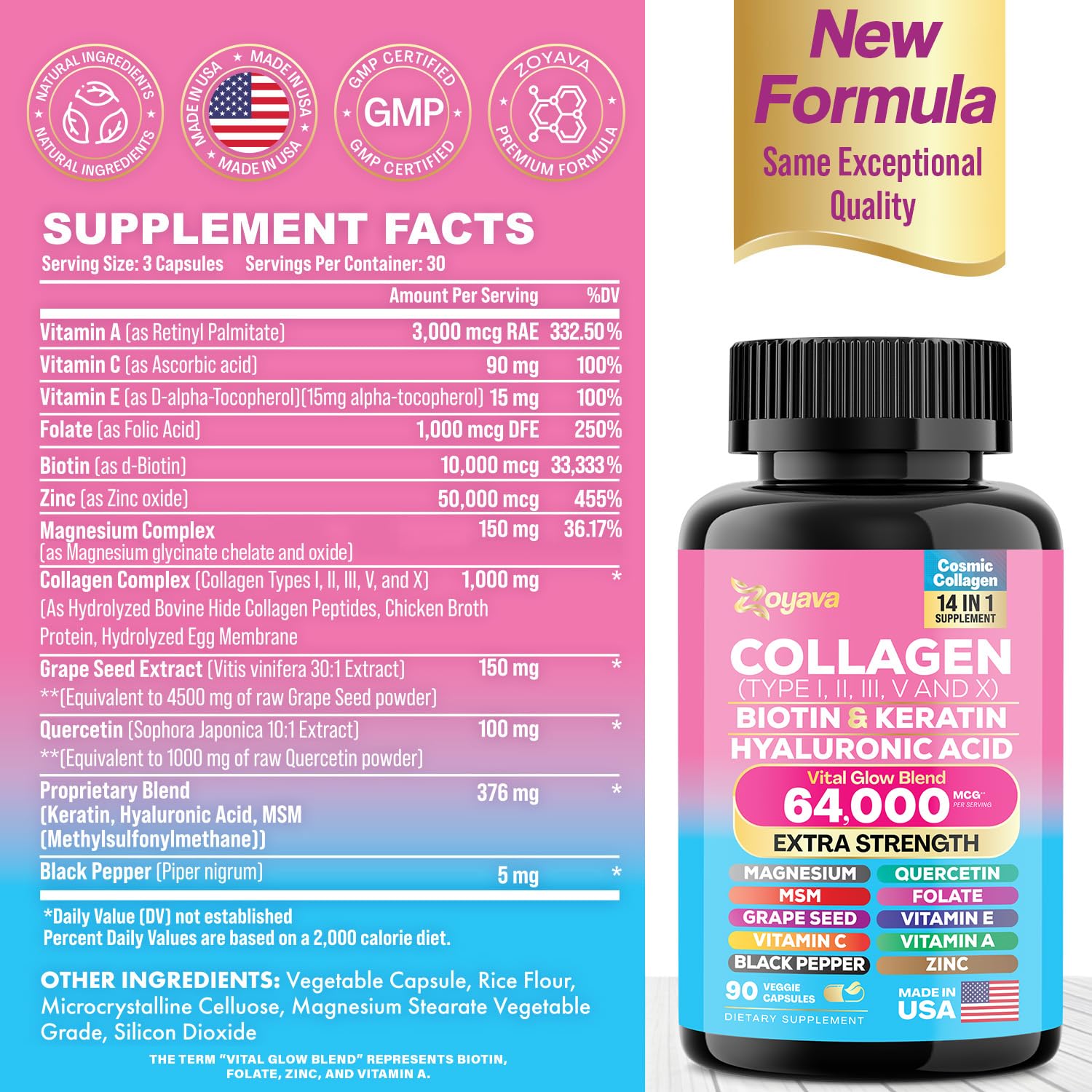 Zoyava Sea Moss 16-in-1 and Collagen 14-in-1 Bundle Zoyava Au supplements
