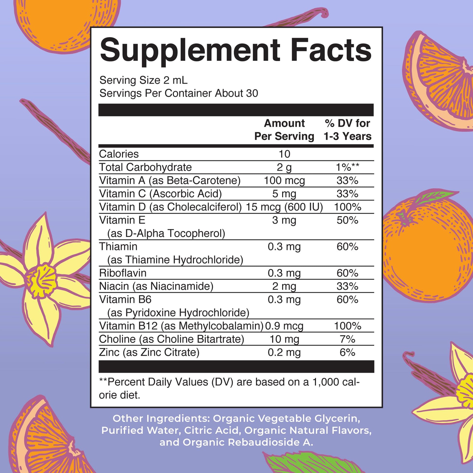 MaryRuth's Toddler Multivitamin | Vitamin A C D E B6 B12 Zinc | Healthy Growth Support | Immunity | Bone Health | Cognitive Function | Organic | Sugar Free | Vegan | Non-GMO | 2 Fl Oz | 30 Day Supply MARYRUTH'S Au supplements