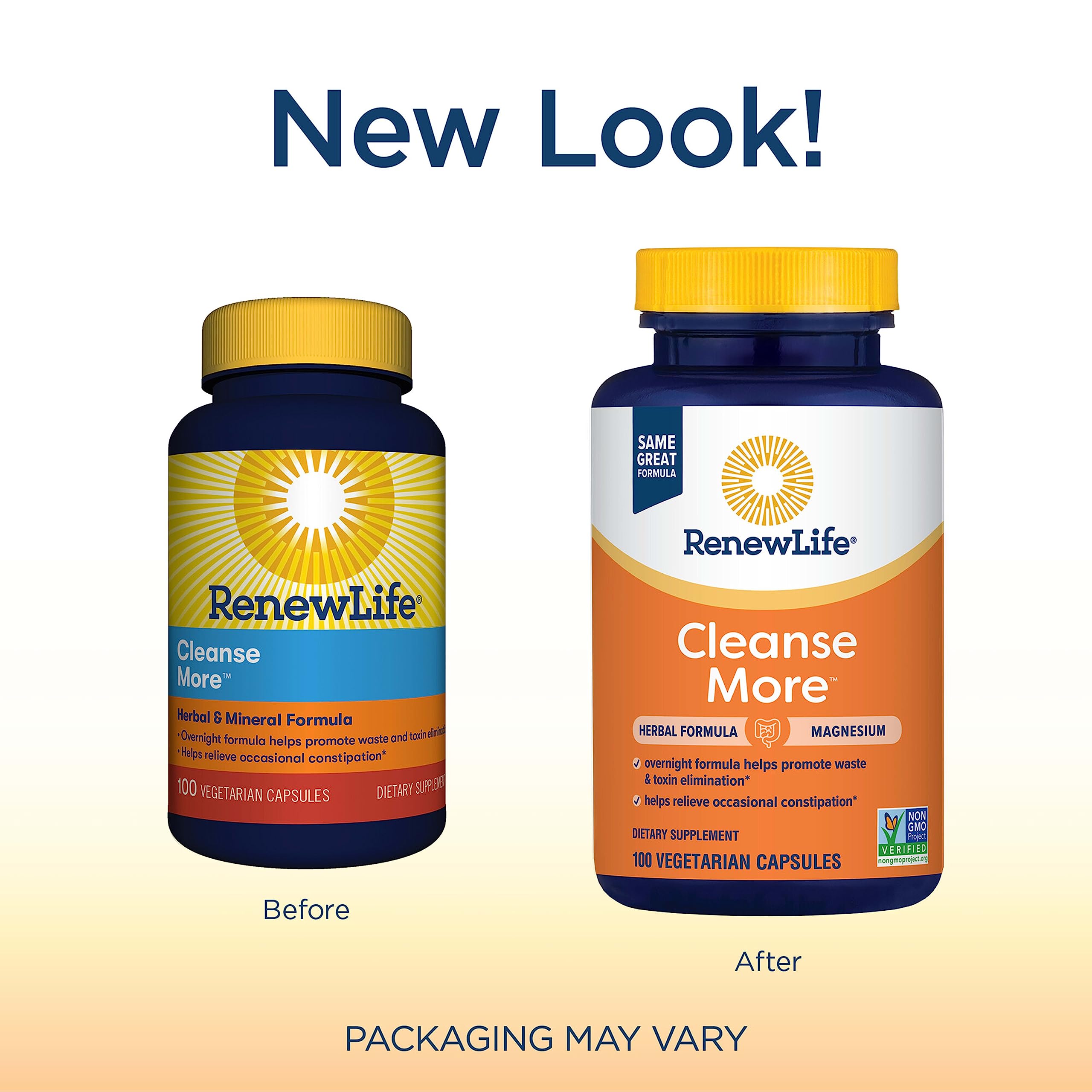 Renew Life Detox Cleanse More, Reduces Bloating and Restores Regularity, Overnight Constipation Relief Renew Life Au supplements