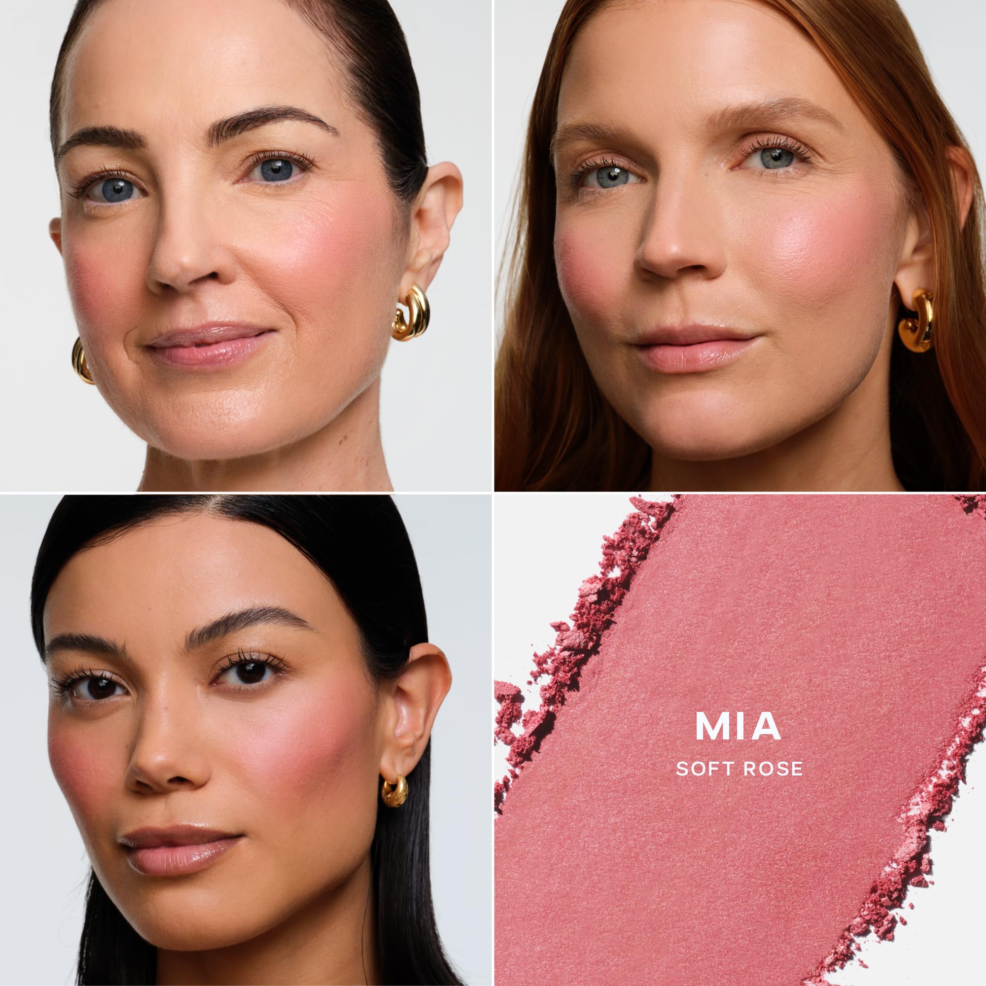 Saie Cheek Flush Duo - Dew Liquid Blush (.40 oz, Rosy), SuperSuede Baked Powder Blush (.01 oz, Mia) - Layerable, Skin-Nourishing Blushes for a Seamless Radiant Finish Saie Au supplements