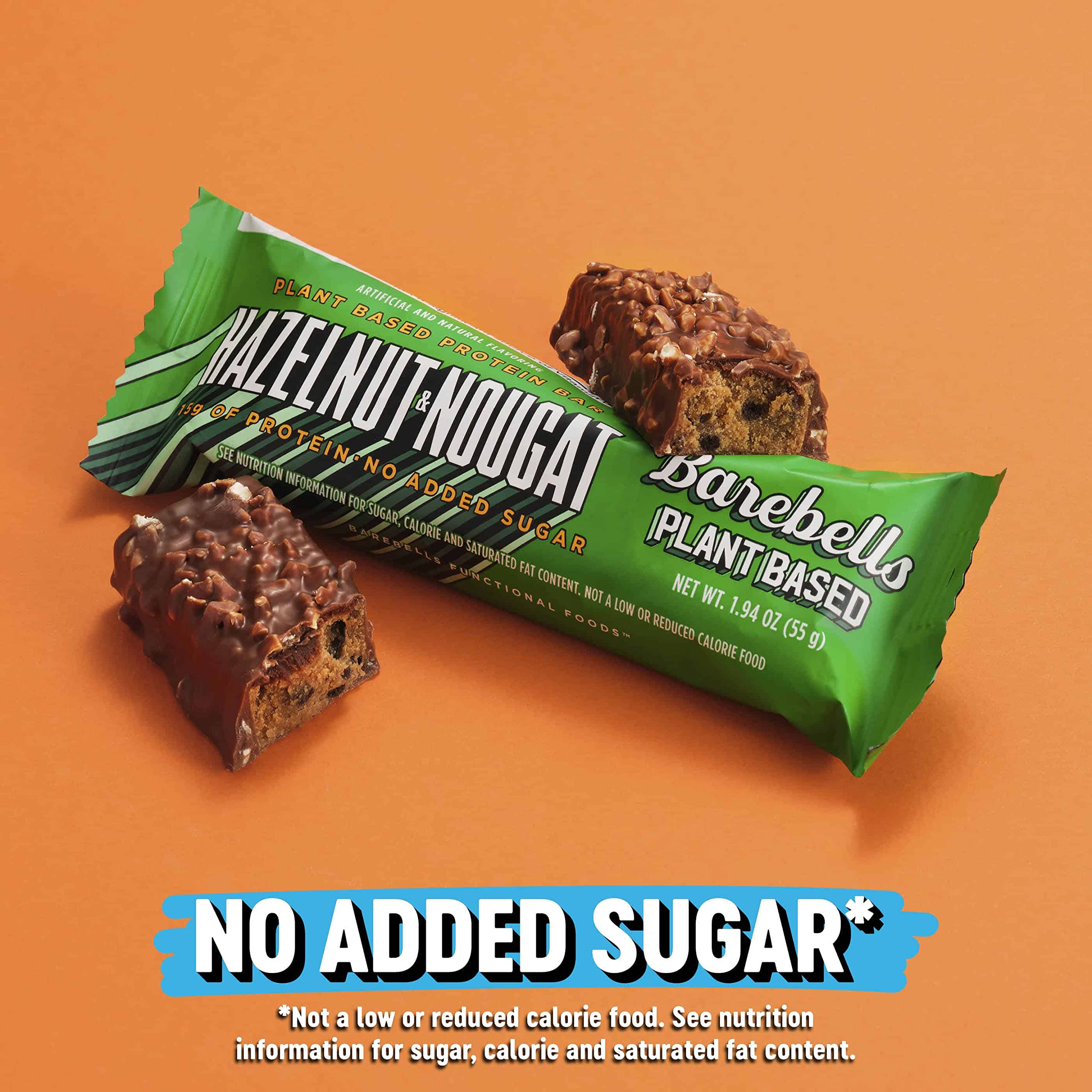 Barebells Vegan Protein Bars Hazelnut & Nougat - 12 Count, 1.9oz Bars - Features Plant BAREBELLS Au supplements