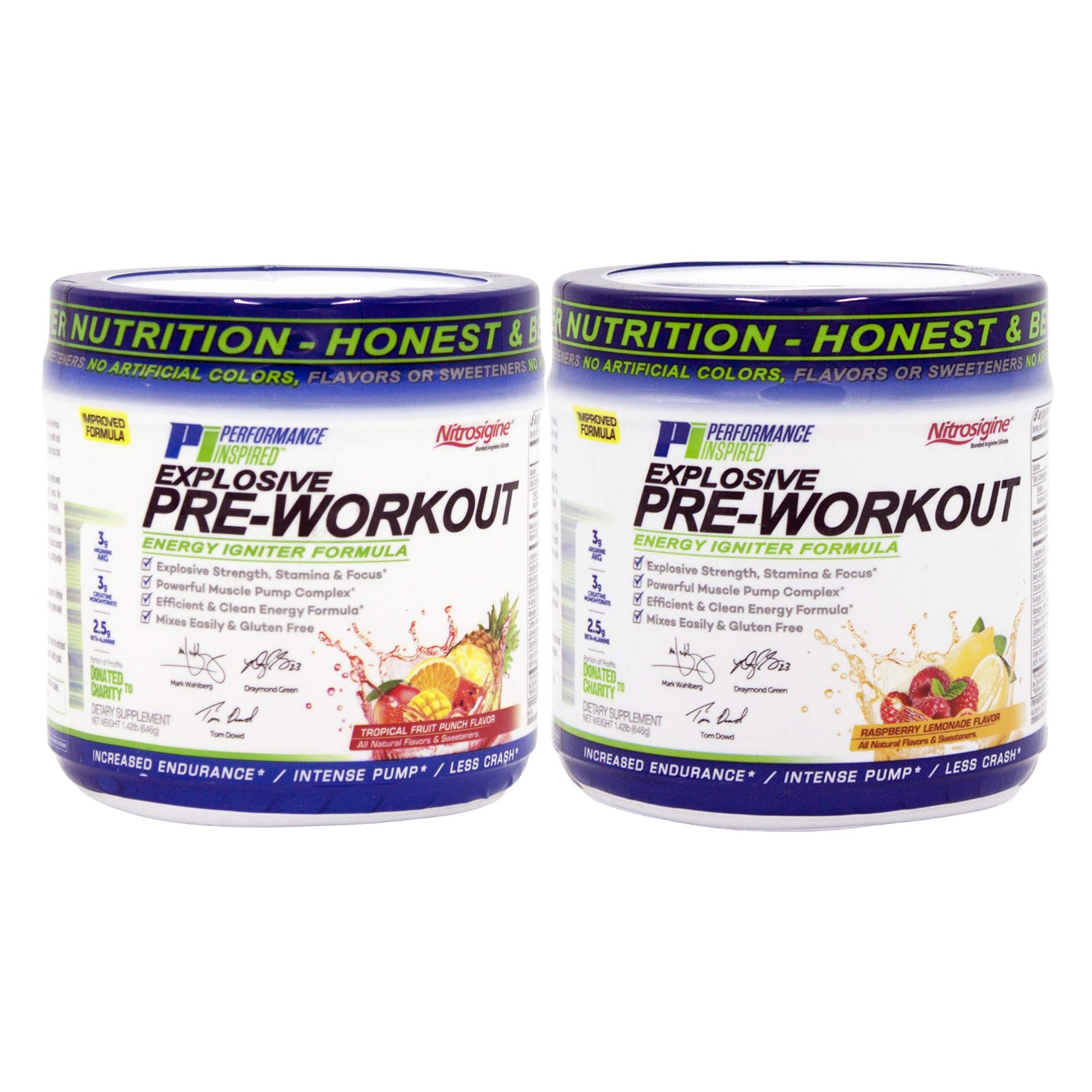 Performance Inspired Nutrition PreWorkout Powder - All Natural - G-Free & Vegan Formula PERFORMANCE INSPIRED Au supplements