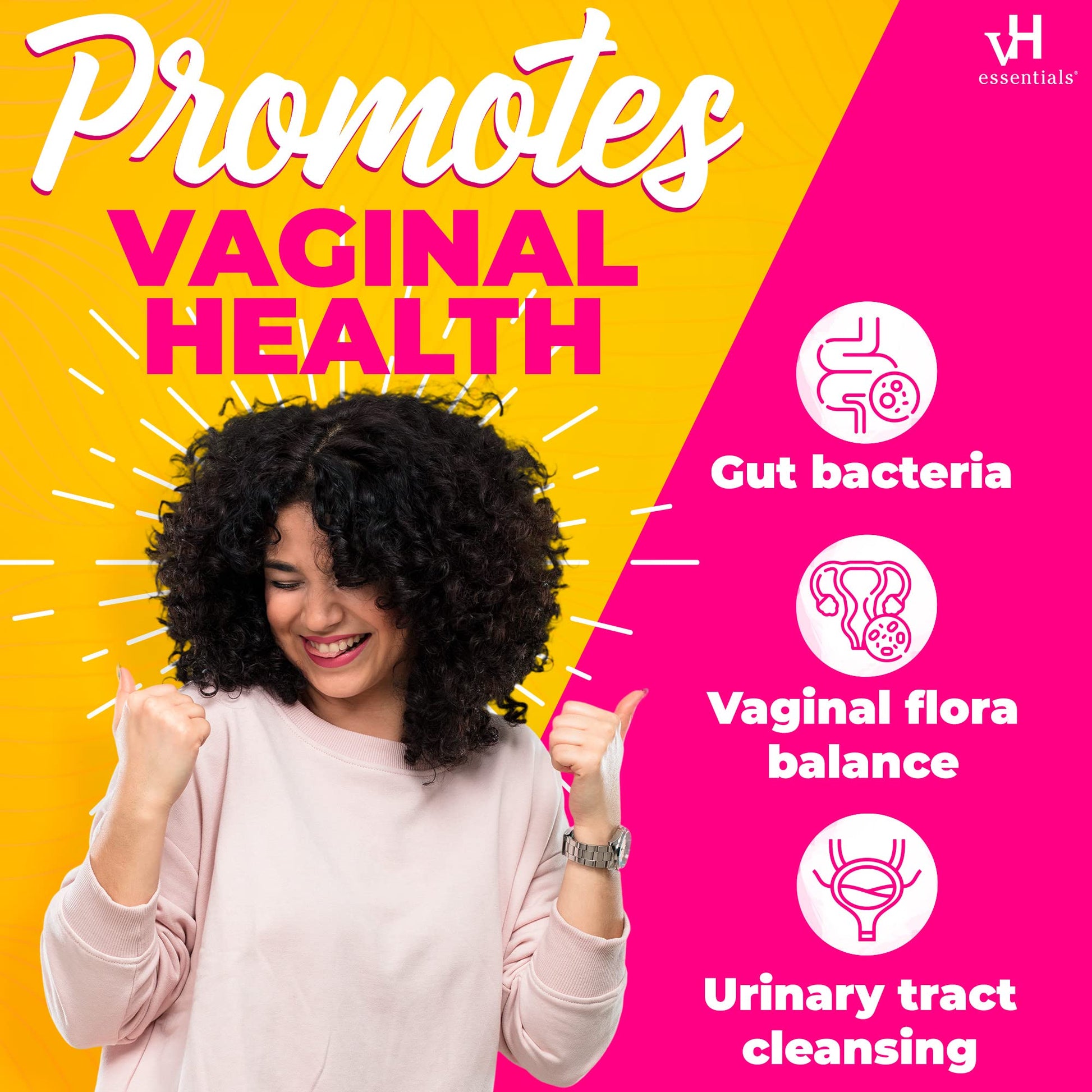 vH essentials Probiotics with Prebiotics and Cranberry Feminine Health vH essentials Au supplements