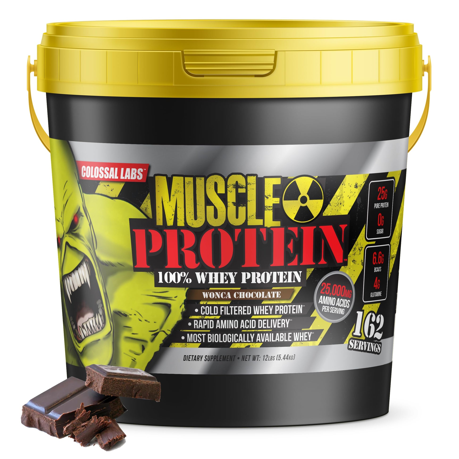 COLOSSAL LABS Muscle Protein Whey Powder [12 lbs/Pack of 1]–Chocolate Protein COLOSSAL LABS Au supplements