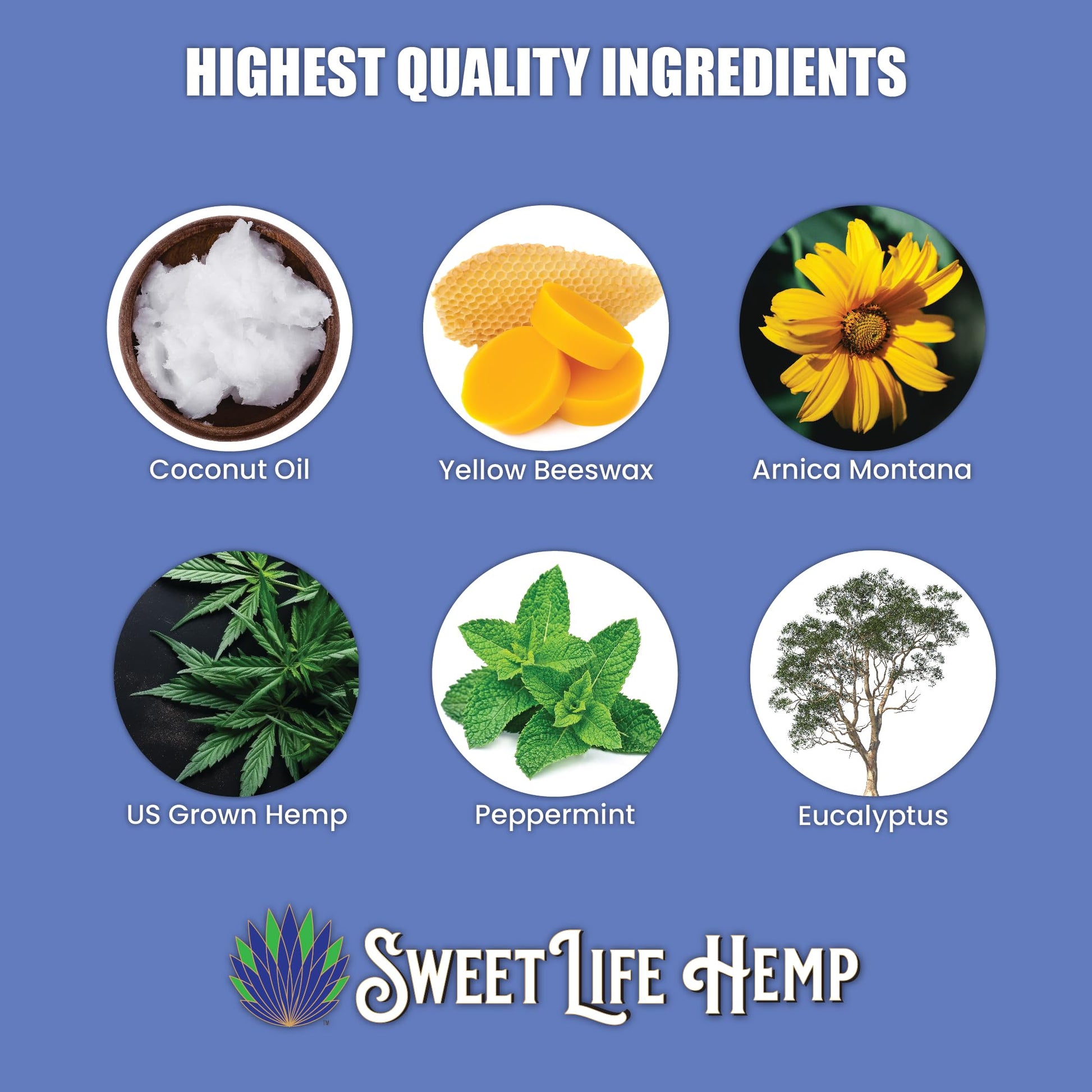 Sweet Life | Hemp Salve Stick | 2000mg | Small Business | Organic | Body Balm | Muscle Comfort Sweet Life Au supplements