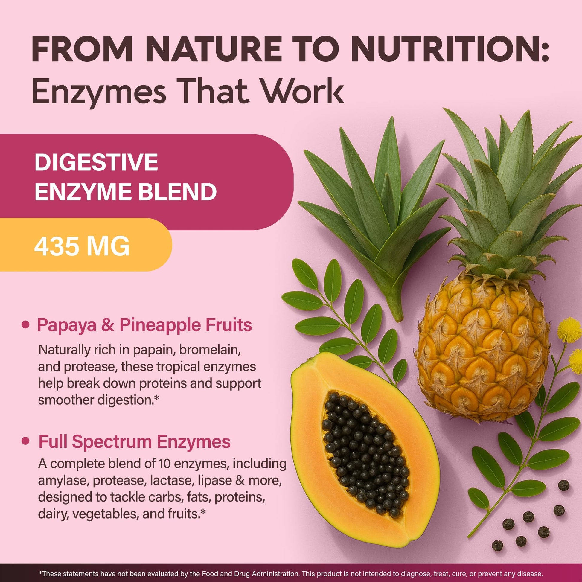 Digestive Enzymes for Women - Multi Digestive Enzymes | Papaya | Bromelain | Probiotic & Prebiotics - Gut & Digestion Support, Bloating Relief - Vegan, Lab Tested - Made in USA - 90 Capsules, One/Day NUTRAHARMONY Au supplements