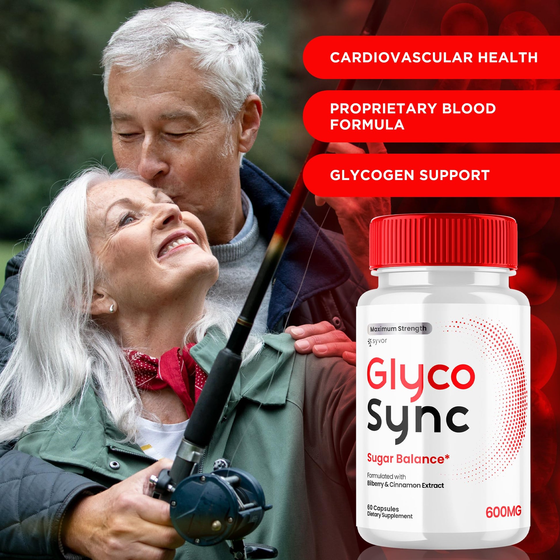 Glyco Sync Capsules, Official Glyco Sync Balance Pills with All Natural Ingredients, Advanced Formula GlycoSync Joint Support for Health and Wellness Extra Strength for Men and Women (60 Capsules) Syvor Au supplements