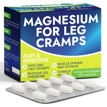 Leg Cramp Relief Pills | Pain Relief for Muscle Spasms, Soreness, & Foot and Calf Cramps | Homeopathic Medicine for Restless Legs Syndrome Relief (30 Pills) Terramed Just Think Comfort Au supplements