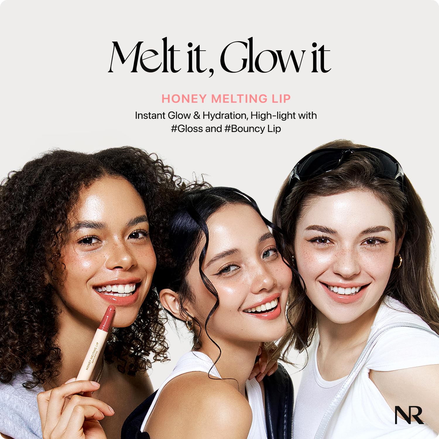 Nature Republic HONEY MELTING LIP (02 FIG) SOFT LIP STICK, Hydrating Gloss, Moisturizing balms, Sheer tint, Shine & Nude, Glowy Finish, korean make up Nature Republic Au supplements
