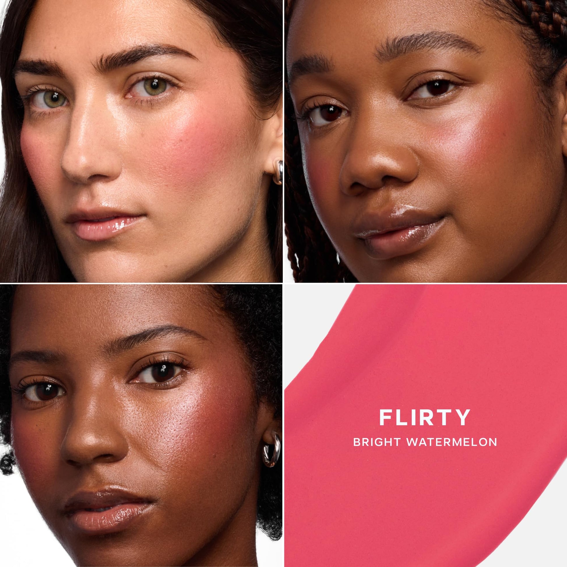 Saie Cheek Flush Duo - Dew Liquid Blush (.40 oz, Flirty), SuperSuede Baked Powder Blush (.01 oz, Amore) - Layerable, Skin-Nourishing Blushes for a Seamless Radiant Finish Saie Au supplements
