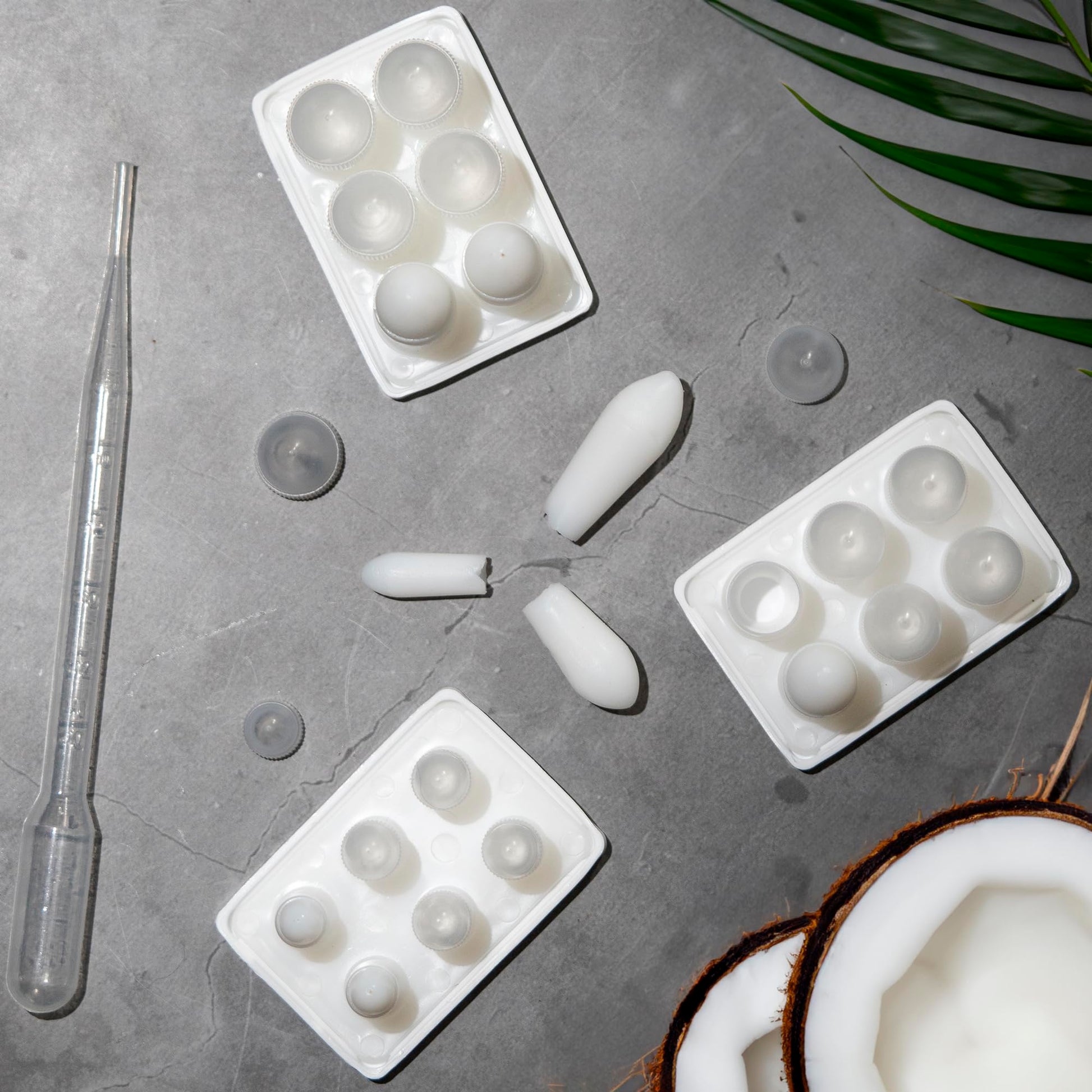 Suppository Molds Kit - Made in France, 3 Sizes (1ml, 2ml, 3ml), Reusable Suppositories Mold - 4 Trays Hoxycom Au supplements
