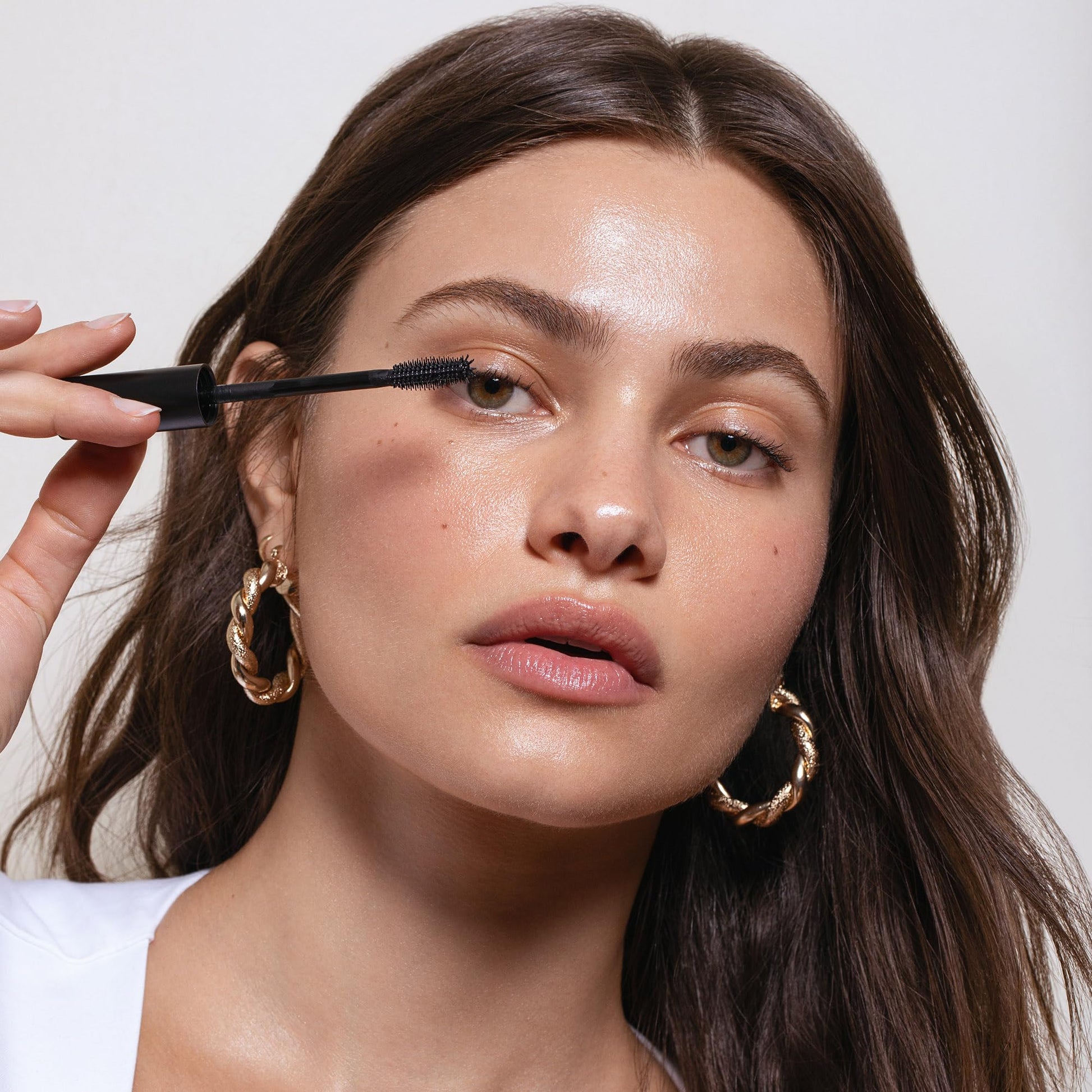 Saie Mini Mascara 101 - Lash Lengthening Mascara for Thick, Bold, Lifted Lashes - Buildable Eye Makeup Formulated to Strengthen and Condition with Rich Nutrients - Black (0.17 oz) Saie Au supplements