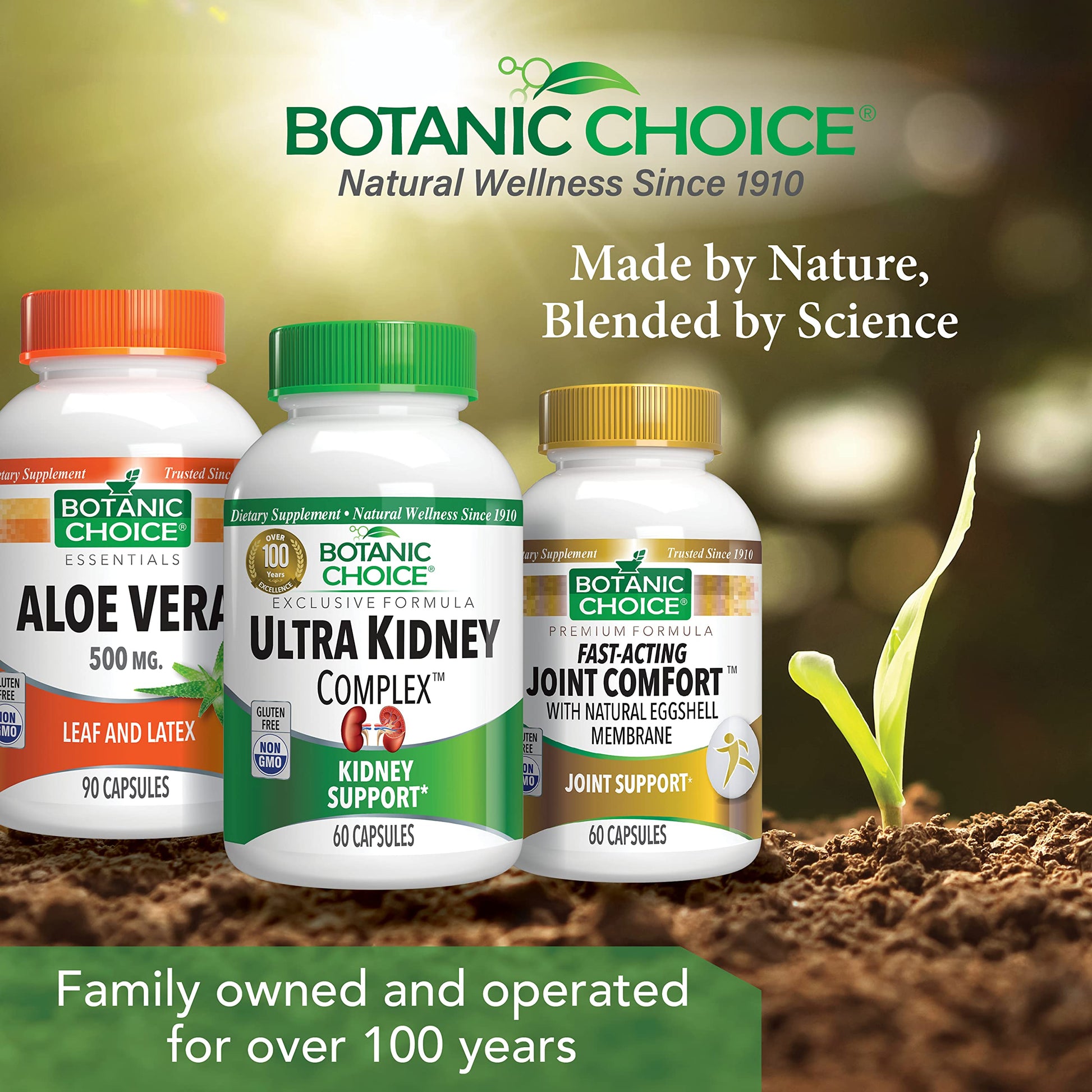 Botanic Choice Ultra Kidney Complex - Optimal Kidney Support with Milk Thistle, Green Tea & More- 60 Capsules Botanic Choice Au supplements
