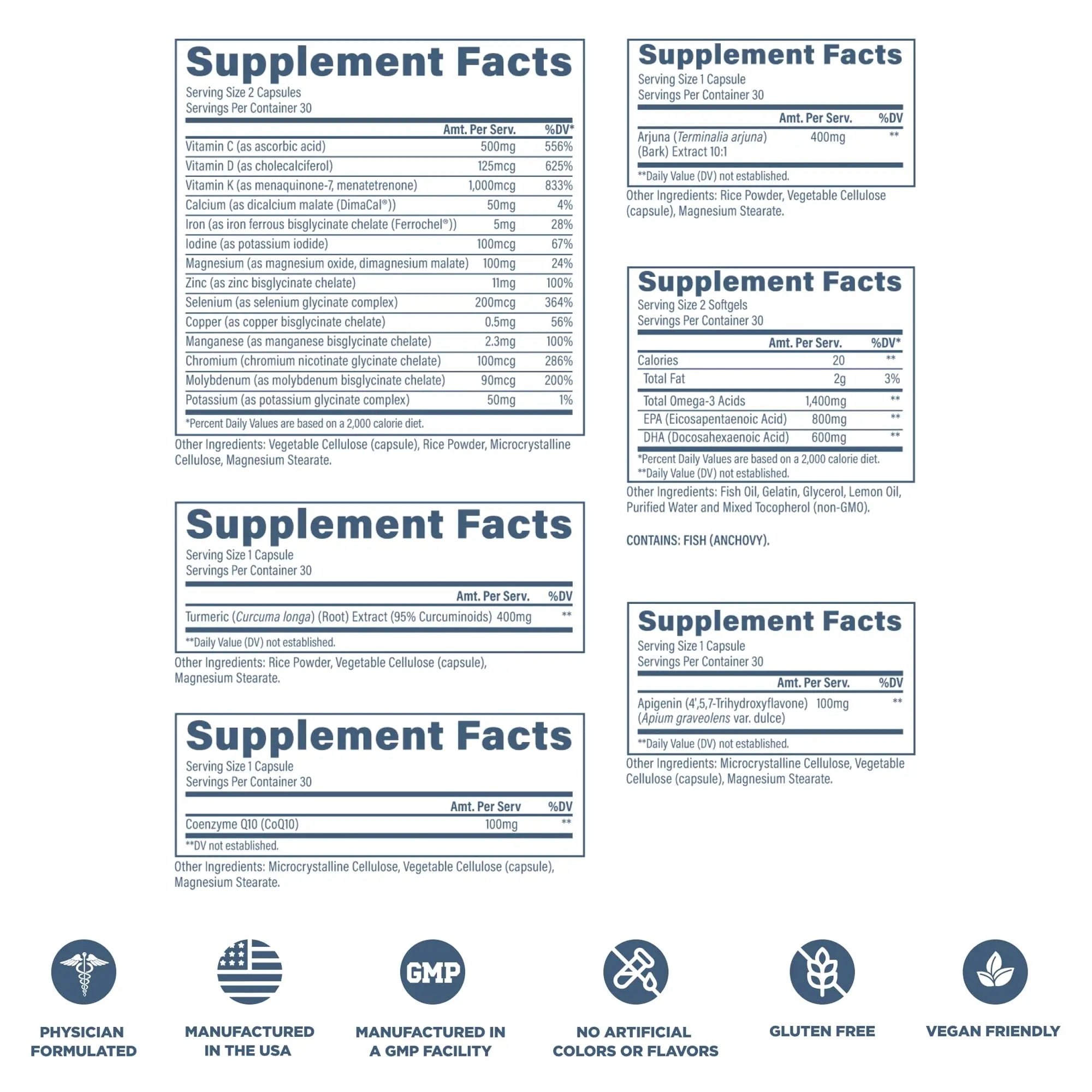 Revive MD Essential Vitamin Packs for Men & Women – Daily Multivitamin Packets with Arjuna & Turmeric Extract – Supports Heart, Joint & Organ Health Revive Au supplements