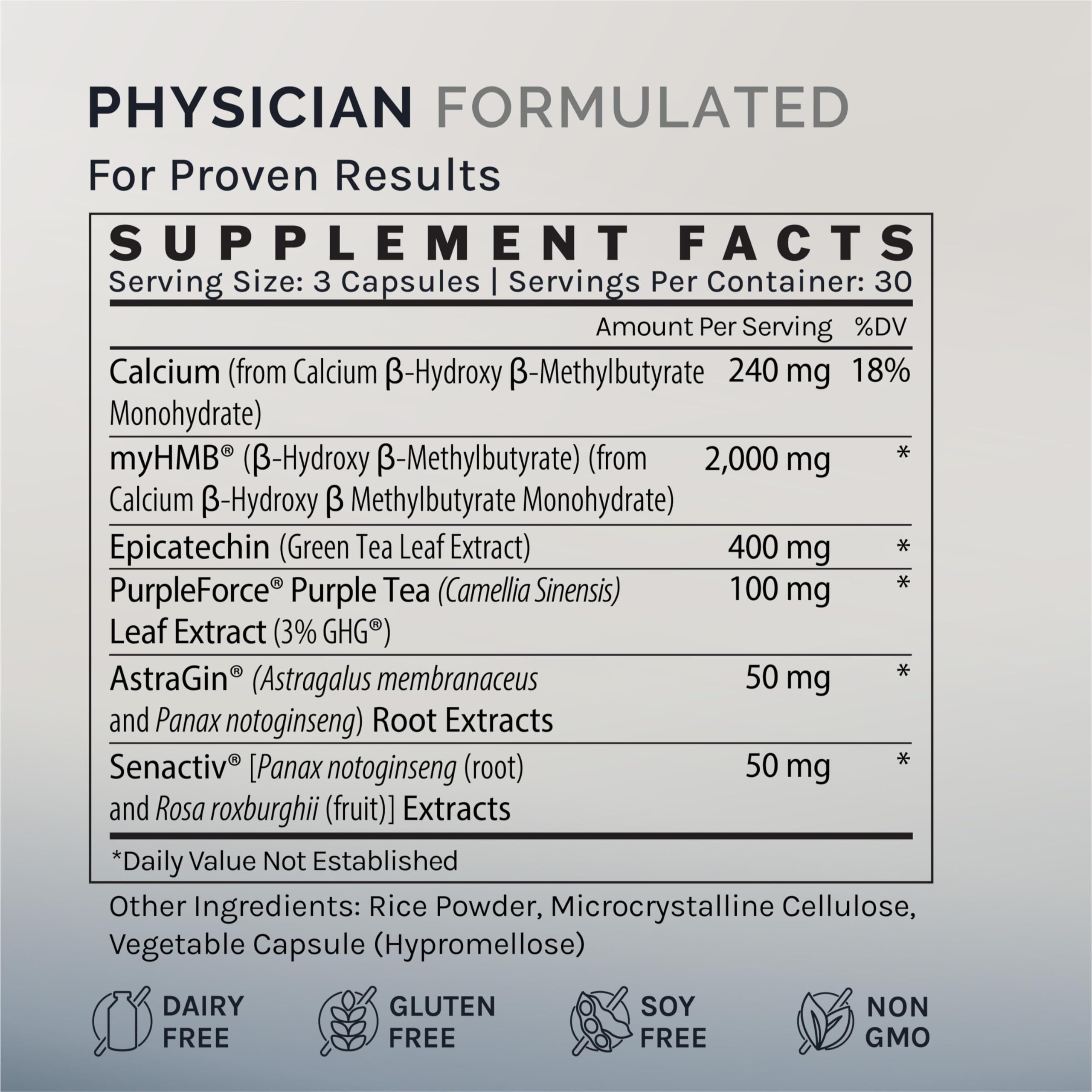 InfiniWell Strength - Muscle Recovery Supplements for Healthy Aging - HMB Supplement for Stamina, Endurance, Strength Gains & Mobility - Nourish Healthy Muscle Mass & Tissue Quality (90 Capsules) InfiniWell Au supplements