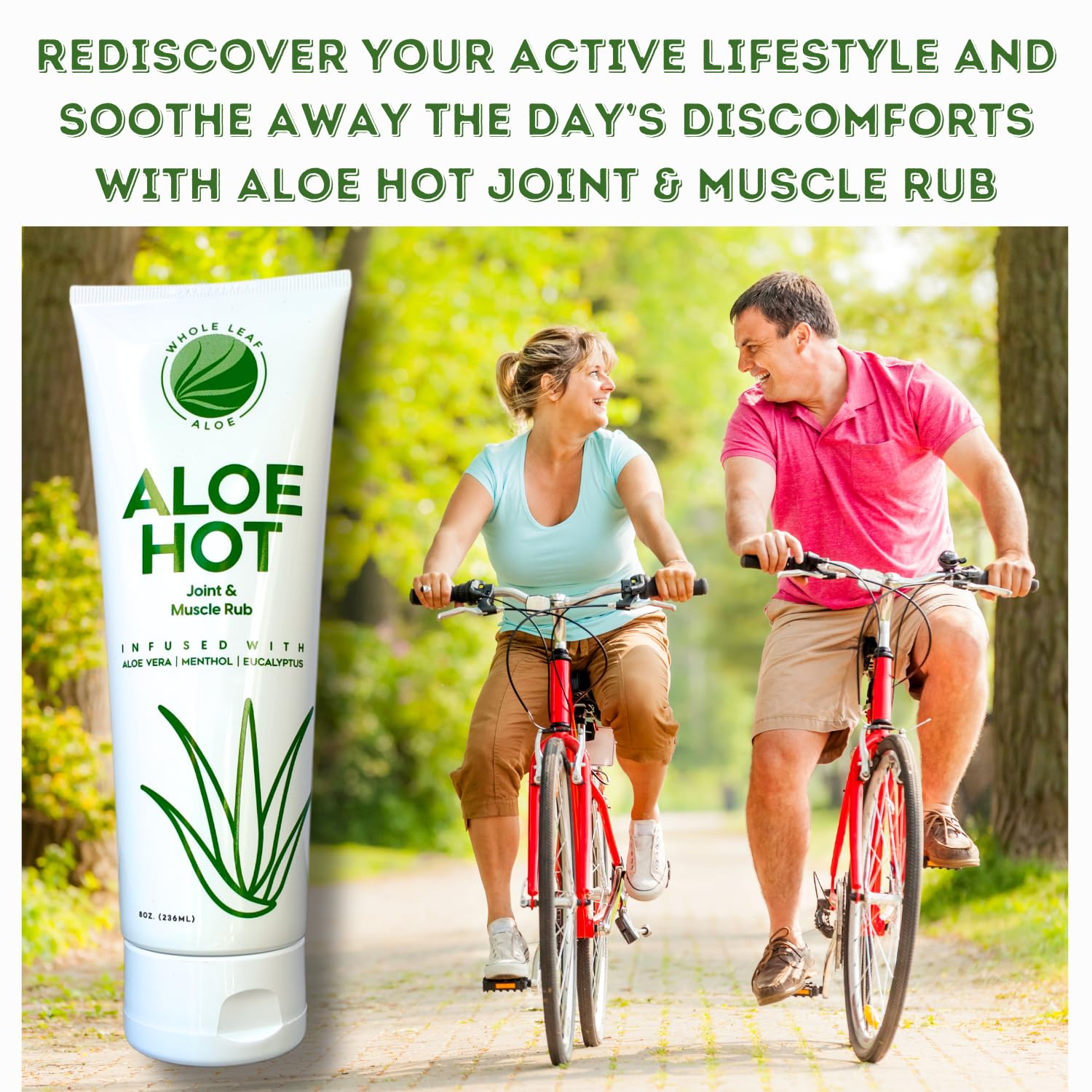 Aloe Hot Joint & Muscle Rub (8oz) Whole Leaf Aloe Au supplements