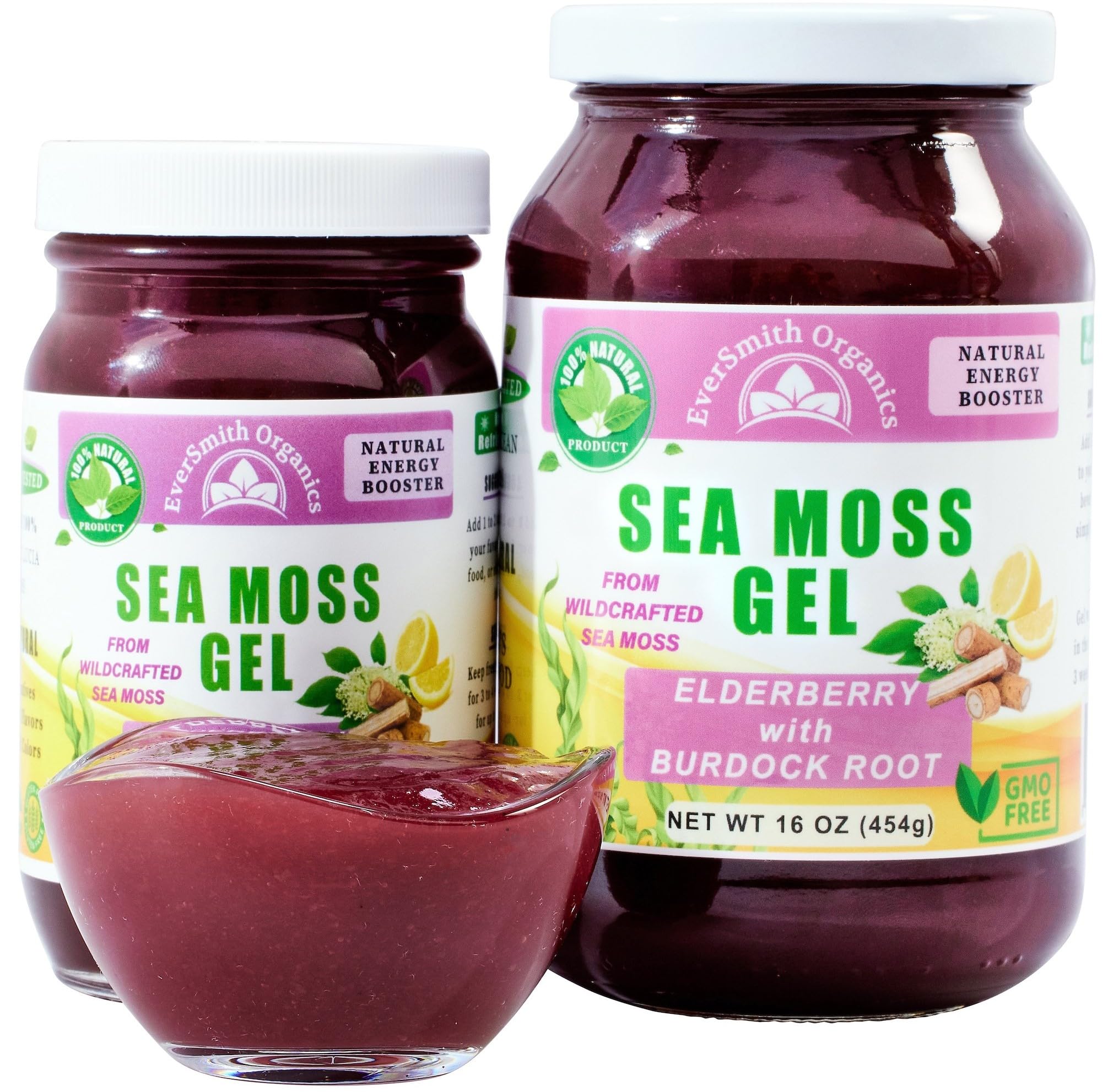 EverSmith Organics - Wildcrafted Irish Sea Moss Gel | Made in USA | Rich in Vitamins EverSmith Organics Au supplements