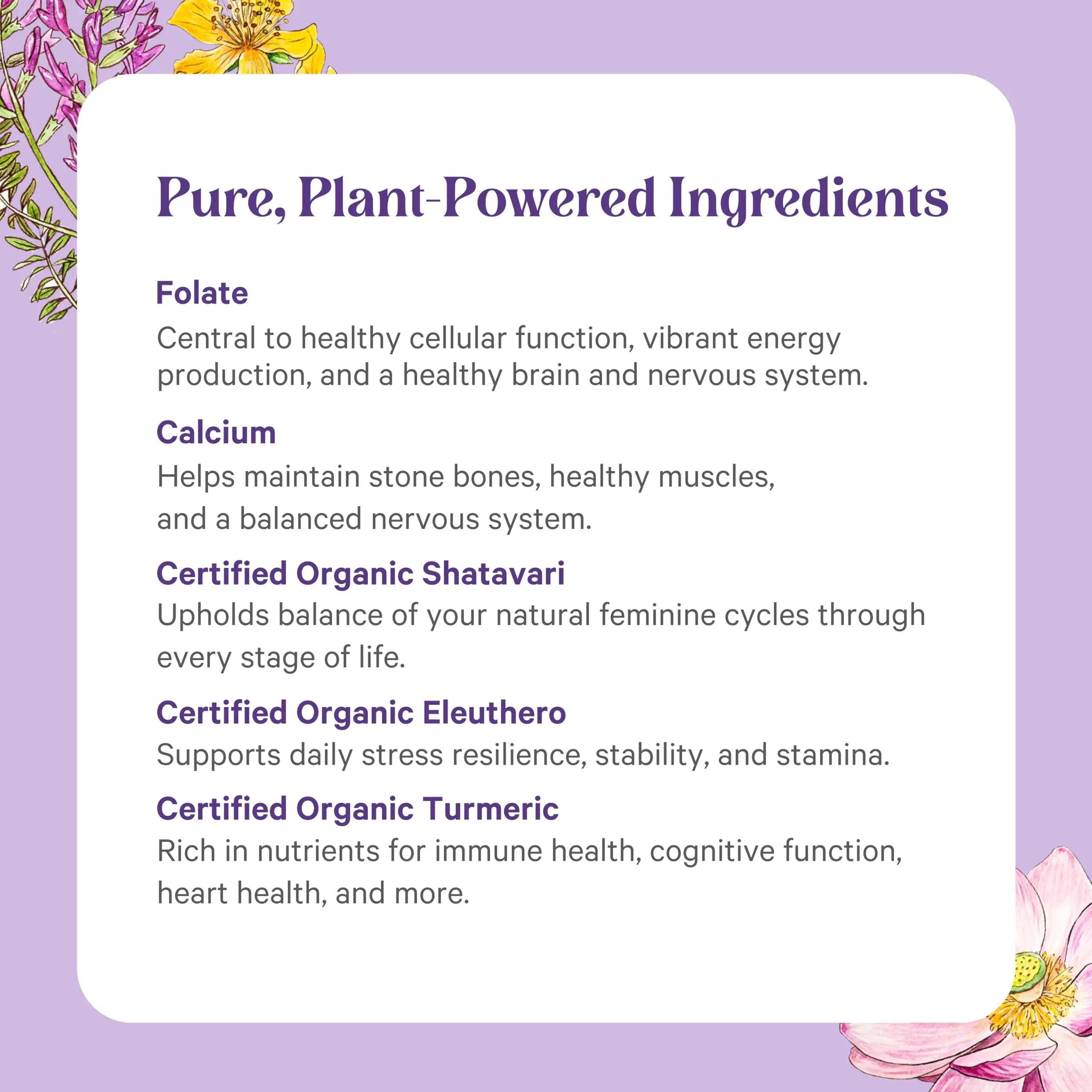 PURE SYNERGY Vita·Min·Herb for Women | Women’s Comprehensive Multivitamin Supplement | Made with Organic Whole Food Non-GMO & Vegan Ingredients | PURE SYNERGY Au supplements