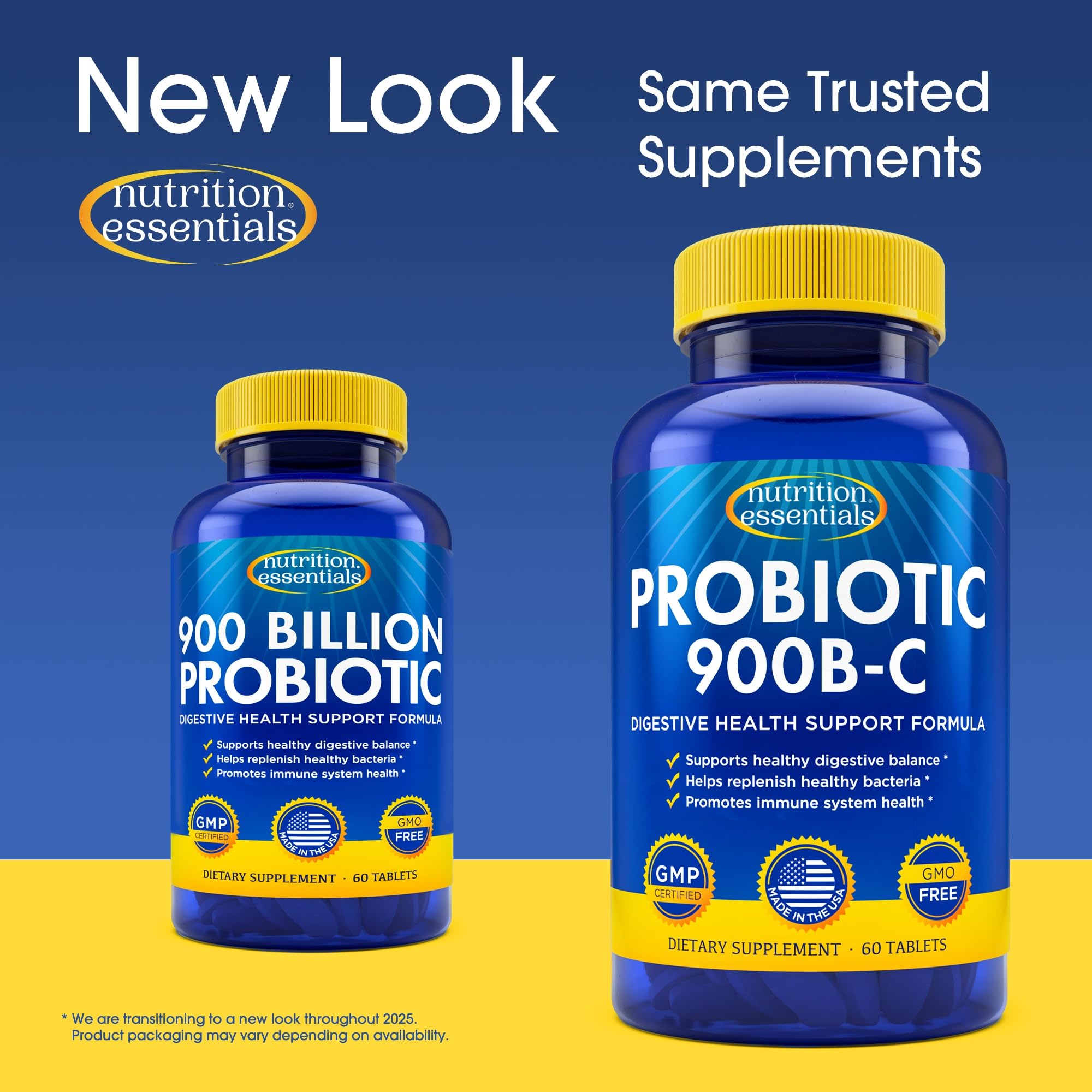 Nutrition Essentials Probiotics for Women and Men - with Lactase Enzyme and Prebiotic Fiber for Digestive Health - 80 Percent + More Potent Supplement for Gut Health Support - Vegan Formula Nutrition Essentials Au supplements
