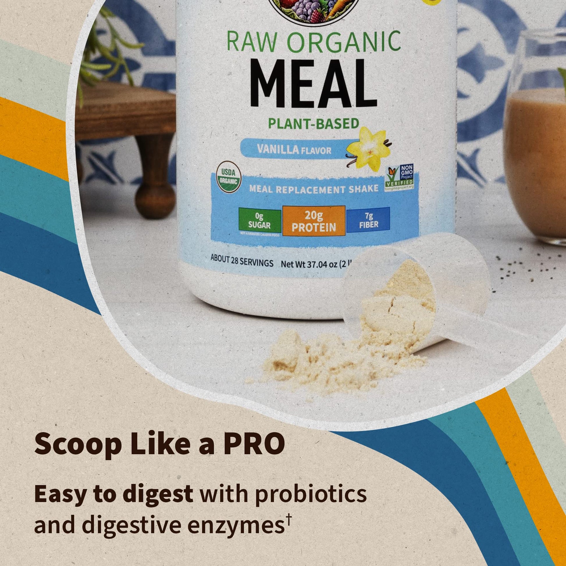 Garden of Life Vegan Protein Powder - Raw Organic Meal Replacement Garden of Life Au supplements