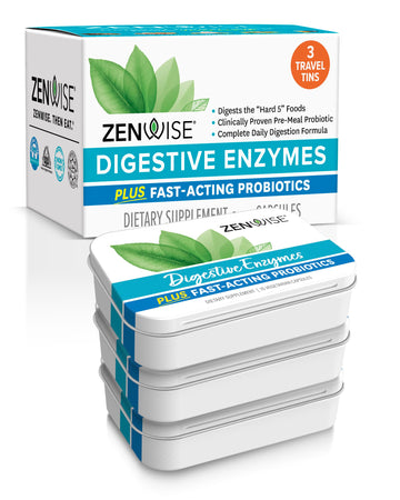 Zenwise Digestive Enzymes - Probiotic Multi Enzyme with Probiotics, 45 ct Zenwise Health Au supplements