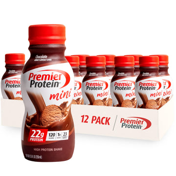 Premier Protein Shake MINIs, Chocolate, 22g Protein, 120 Calories, 1g Sugar, 8.75fl oz Premier Protein Au supplements