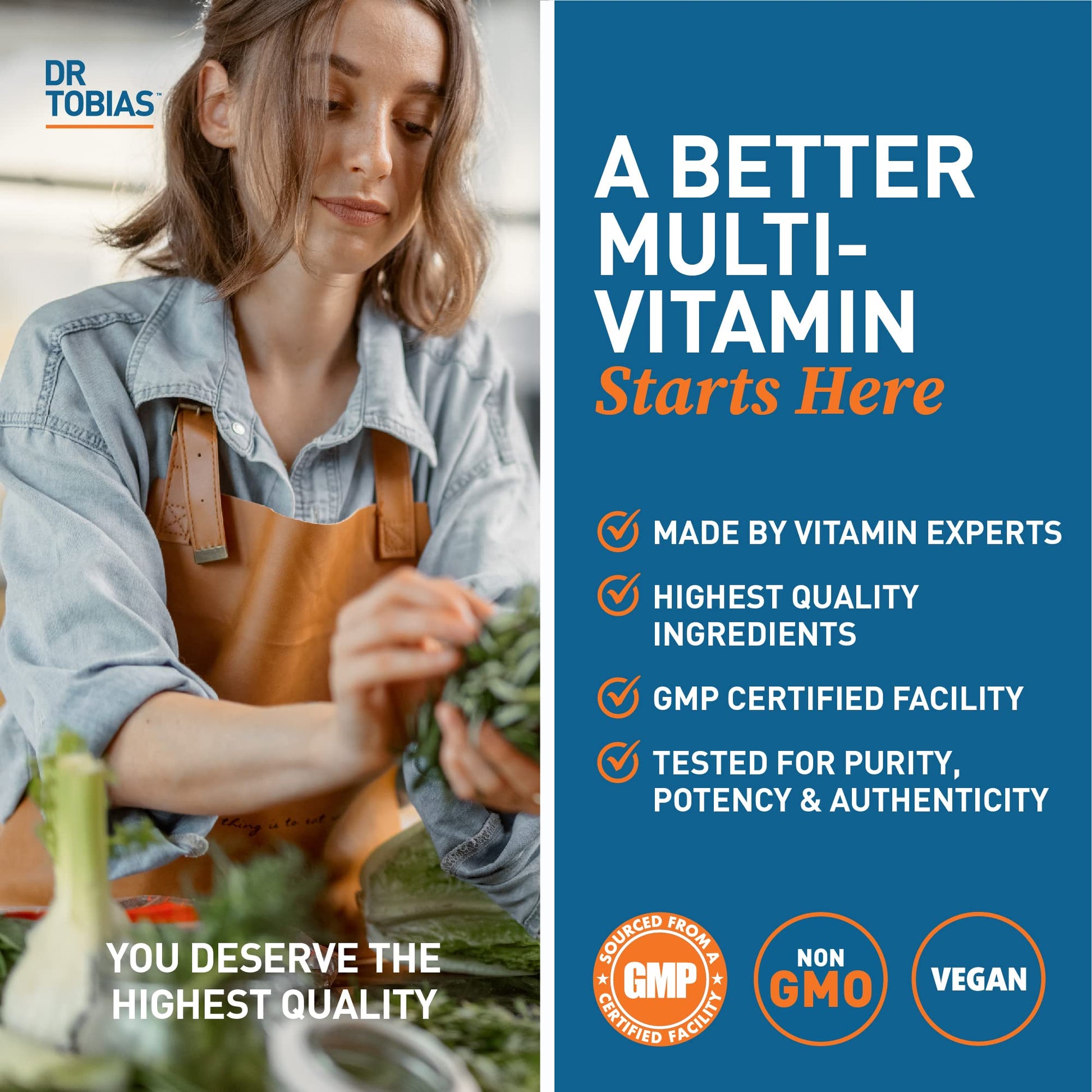 Dr. Tobias Adult Multivitamin for Women & Men, Energy & Immune Support from 42 Fruits Dr. Tobias Au supplements
