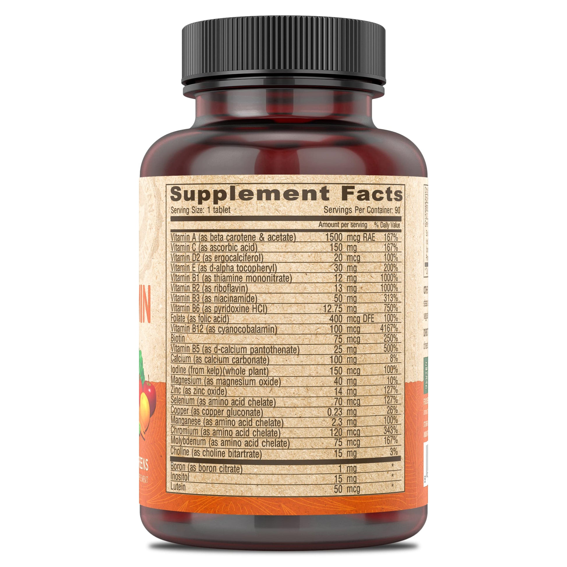 DEVA Vegan Iron-Free Multivitamin & Mineral Supplement, Green Food Blend, Spirulina, Chlorella, Ashwagandha, Broccoli, 90 Coated Tablets DEVA Au supplements
