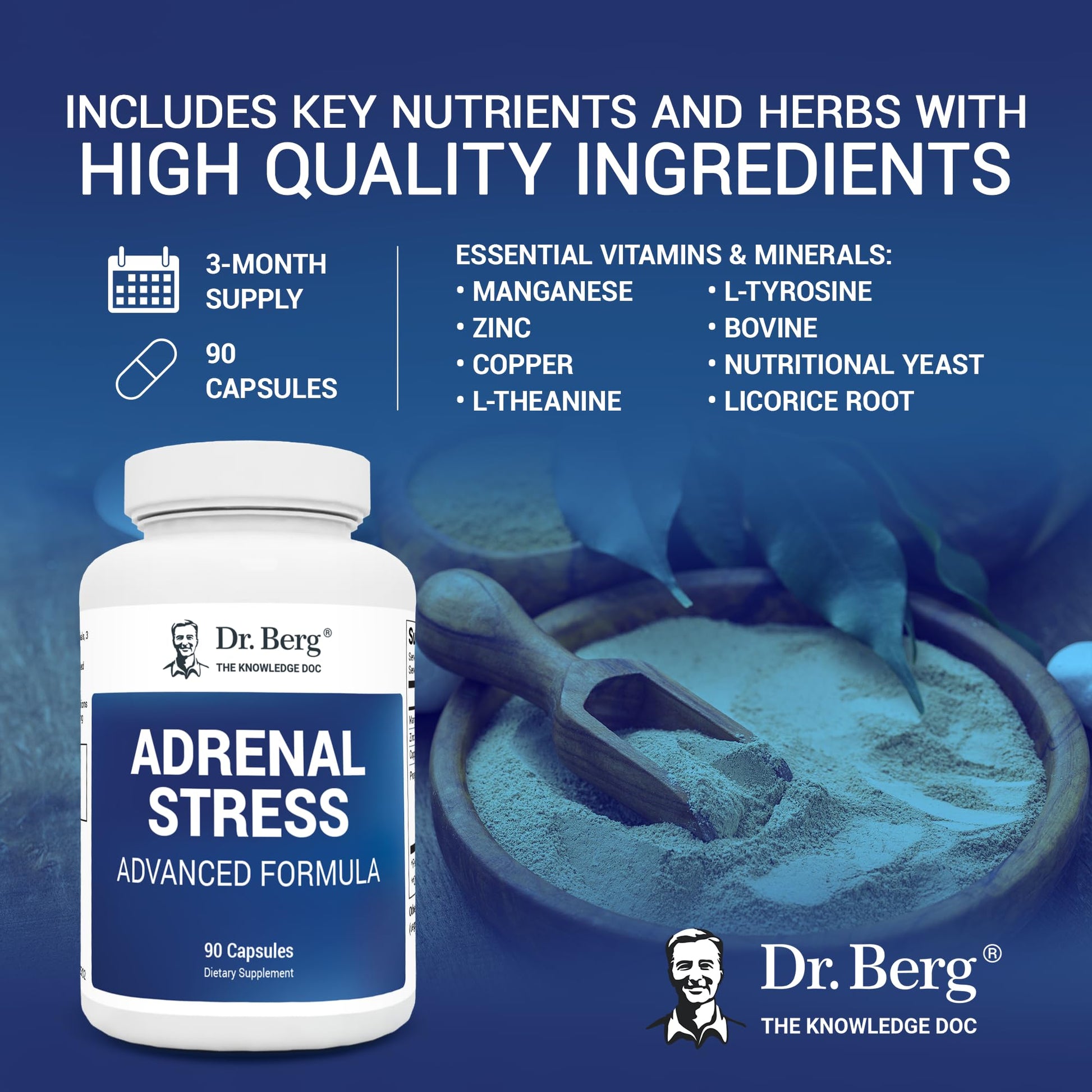 Dr. Berg’s Adrenal Stress Advanced Formula - Adrenal Support Supplements for Stress Dr. Berg Nutritionals Au supplements