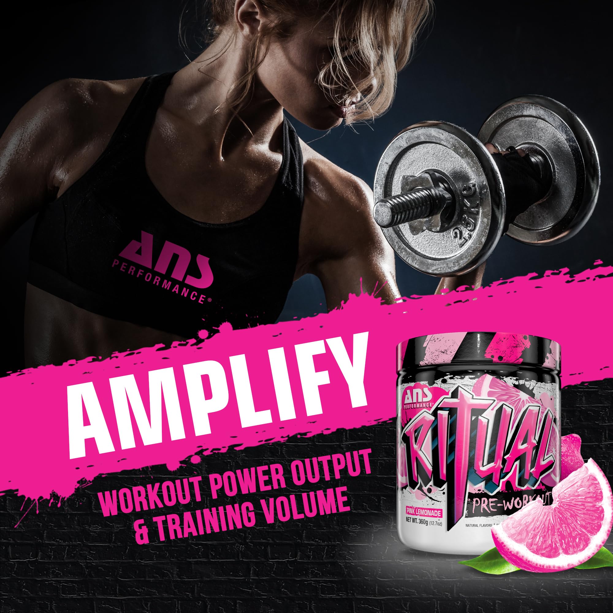 ANS Performance Ritual Pre Workout (30 Servings, 12.7 oz) - Complete Preworkout Formula ANS Performance Au supplements