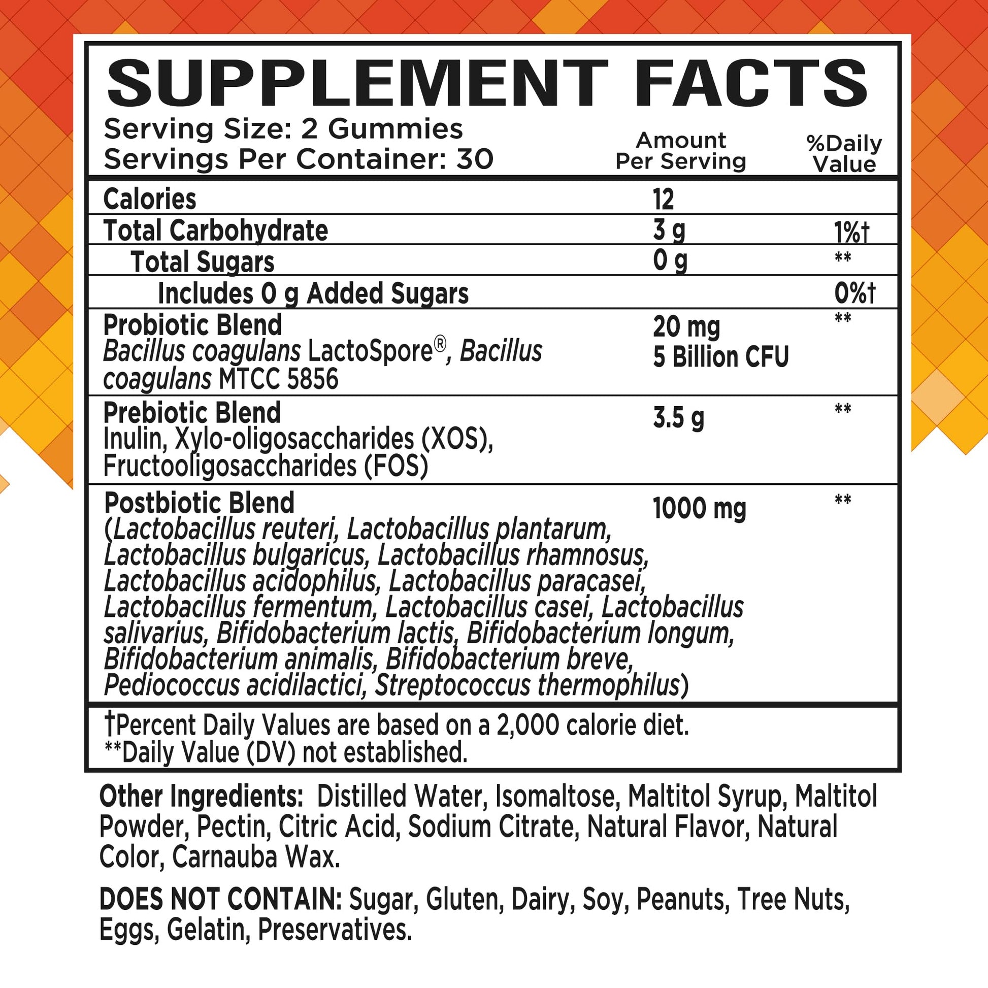 NutraPep Prebiotic Probiotic & Postbiotic Gummies for Women Men & Kids Children - High Potency 5 Billion CFU - Sugar-Free & Gluten 60 Count (Pack of 2) NutraPep Au supplements