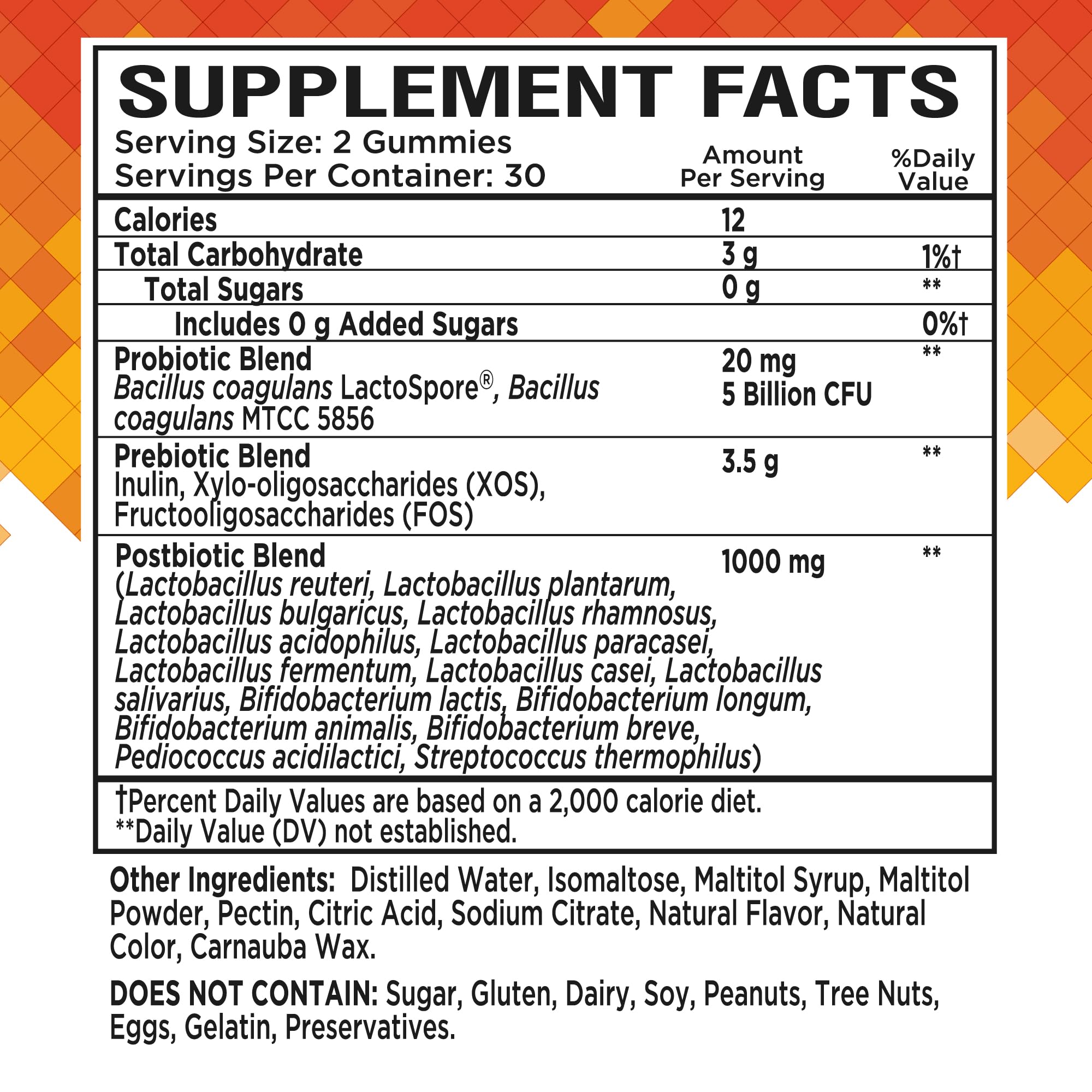 NutraPep Prebiotic Probiotic & Postbiotic Gummies for Women Men & Kids Children - High Potency 5 Billion CFU - Sugar-Free & Gluten 60 Count (Pack of 2) NutraPep Au supplements