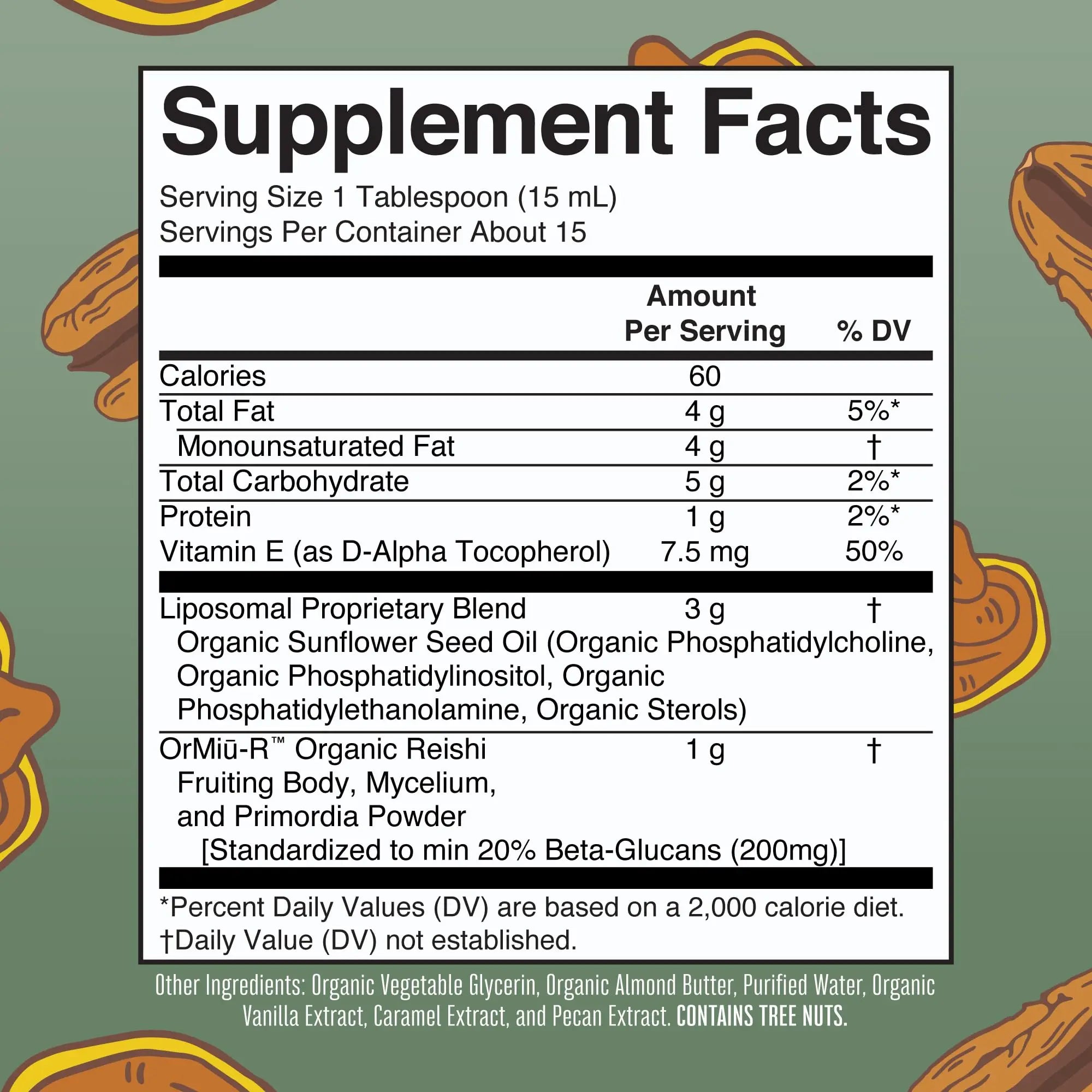 MaryRuth Organics Reishi Vegan Mushroom Supplement | Ultra Absorption Liposomal | Immune Support with 200mg Beta-Glucans, Vegan |Full Spectrum Reishi Mushrooms Fruiting Body | 7.6 oz, MARYRUTH'S Au supplements
