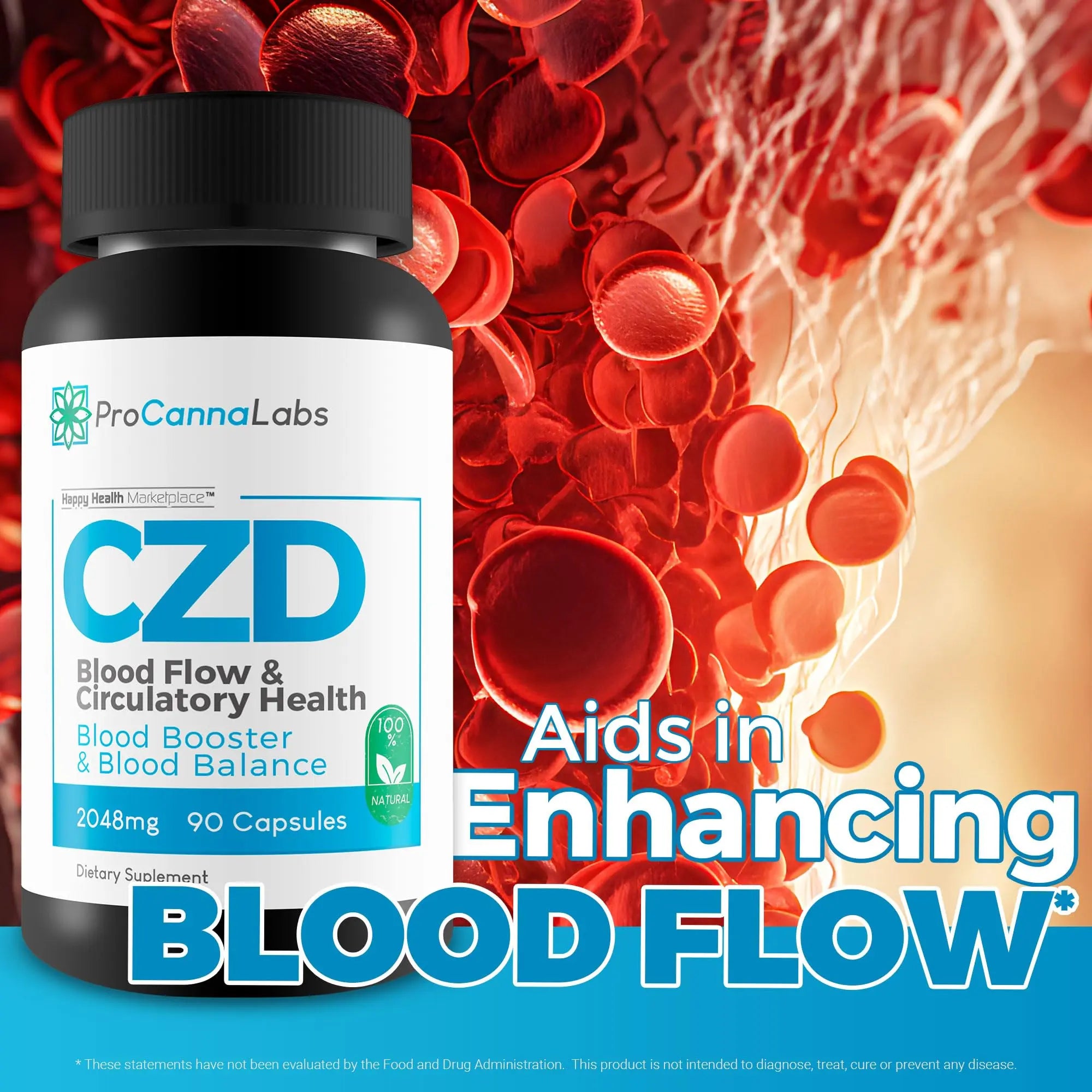 CDZ Supplement Vitamin C D and Zinc Plus Herbs - Our Best Vitamin C D Zinc Blood Booster for Blood Balance & Blood Flow - C Z D Blood Flow & Circulatory Health - Pro Canna Labs Gummies Capsules Happy Health Marketplace Au supplements