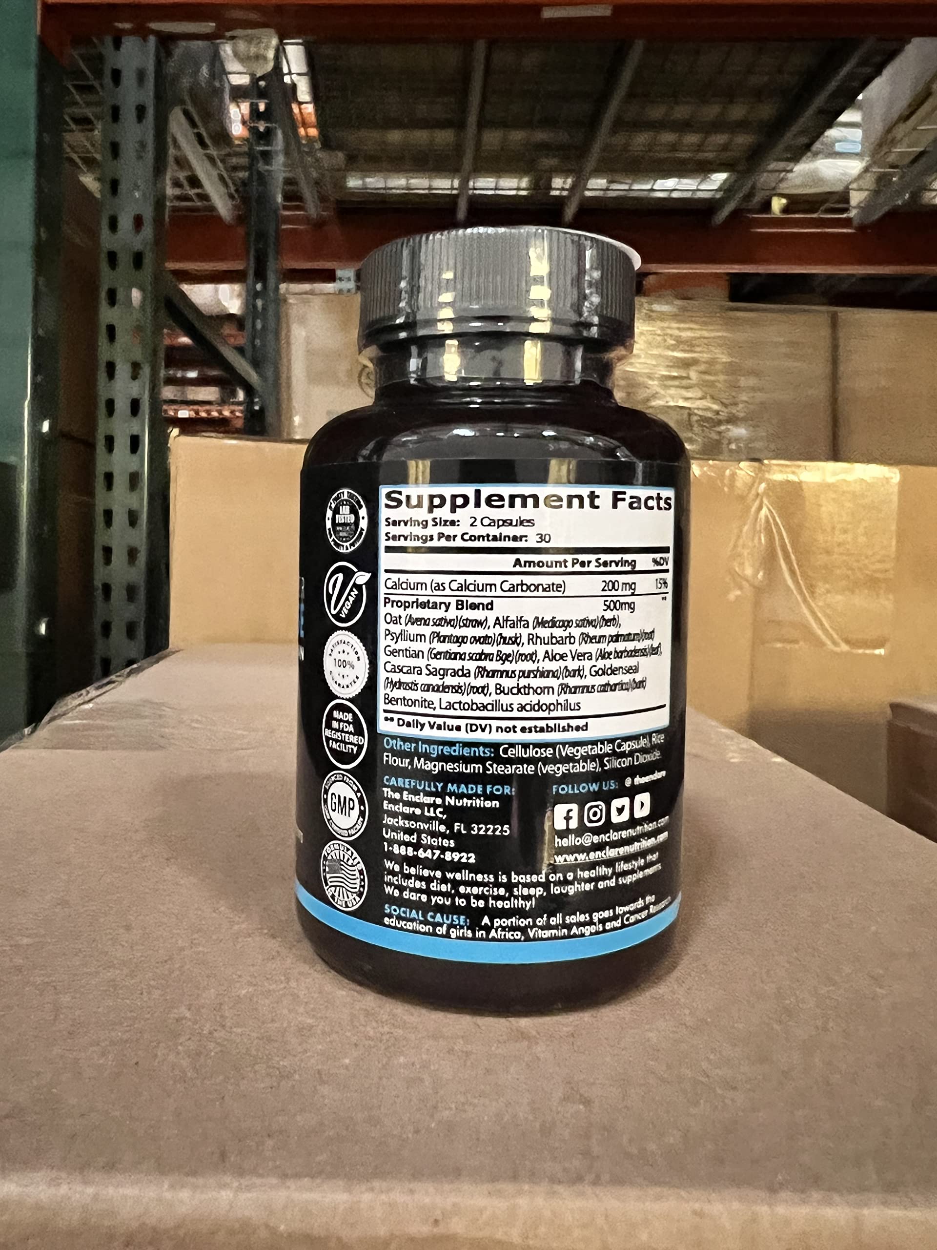 Detox Ease, Colon Cleanse Detox, Healthy Bowel Movements, Digestive Health, Urinary Tract THE ENCLARE NUTRITION Au supplements