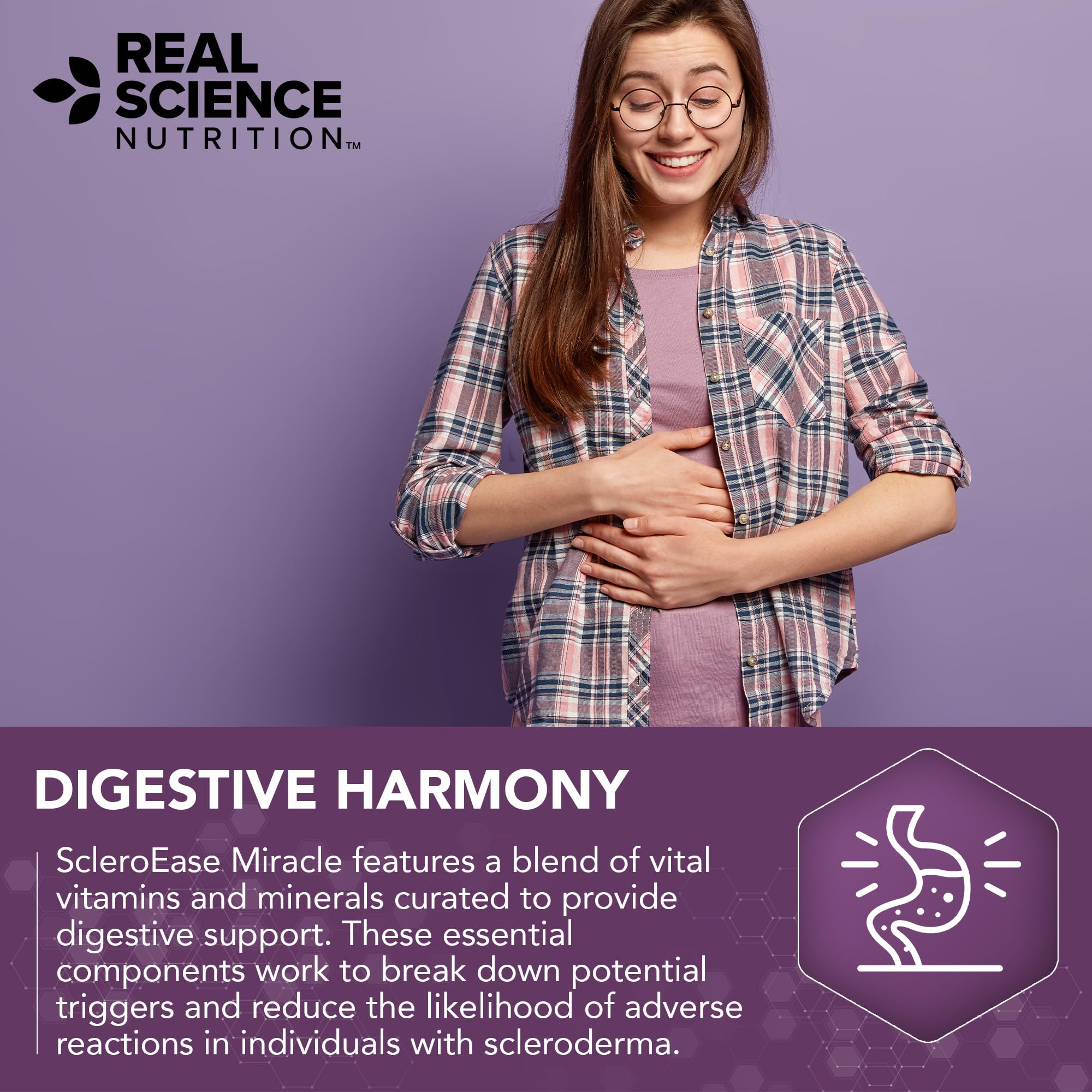 Real Science Nutrition ScleroEase Miracle Offers Relief to sufferers of Scleroderma, Supporting Flexible & Supple Skin, Comfortable Joint Movement, Comfortable Digestion, and Healthy Skin Real Science Nutrition Au supplements